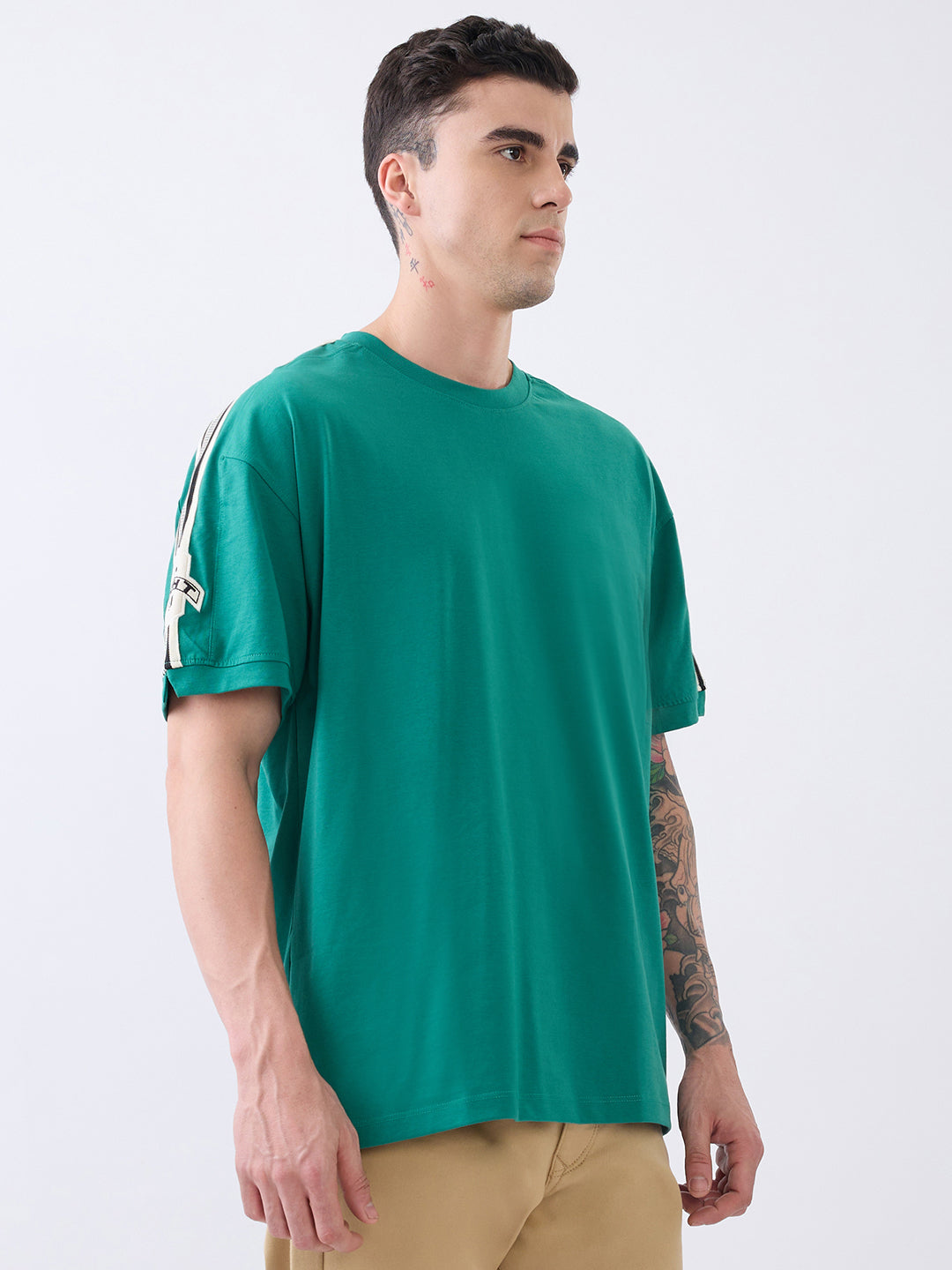 Fondent Oversized T-Shirt: B.Green