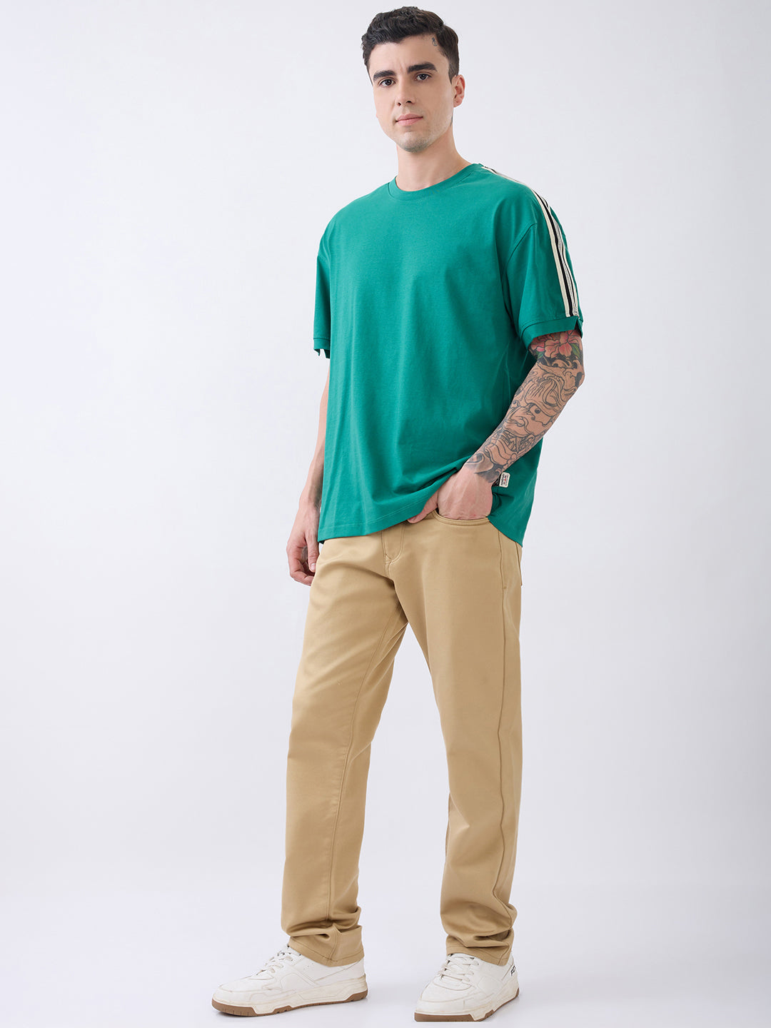Fondent Oversized T-Shirt: B.Green
