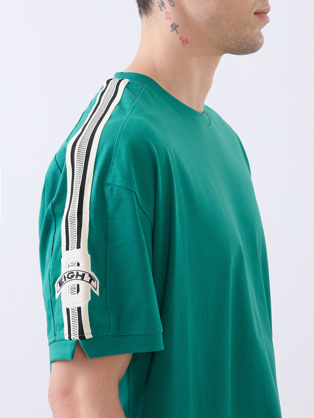 Fondent Oversized T-Shirt: B.Green