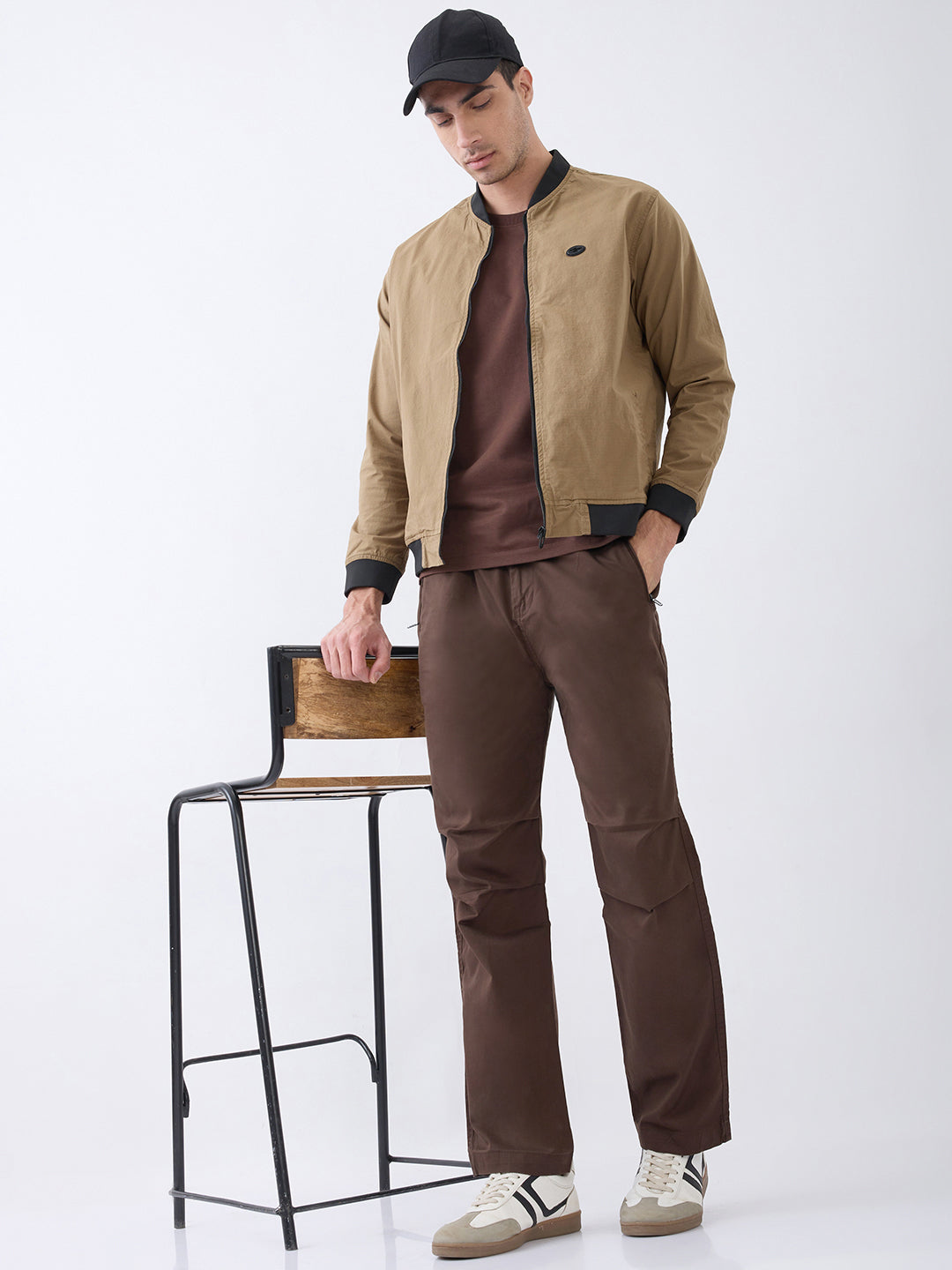 Worm Zipper Jacket: Khaki