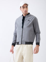 Worm Zipper Jacket: Grey