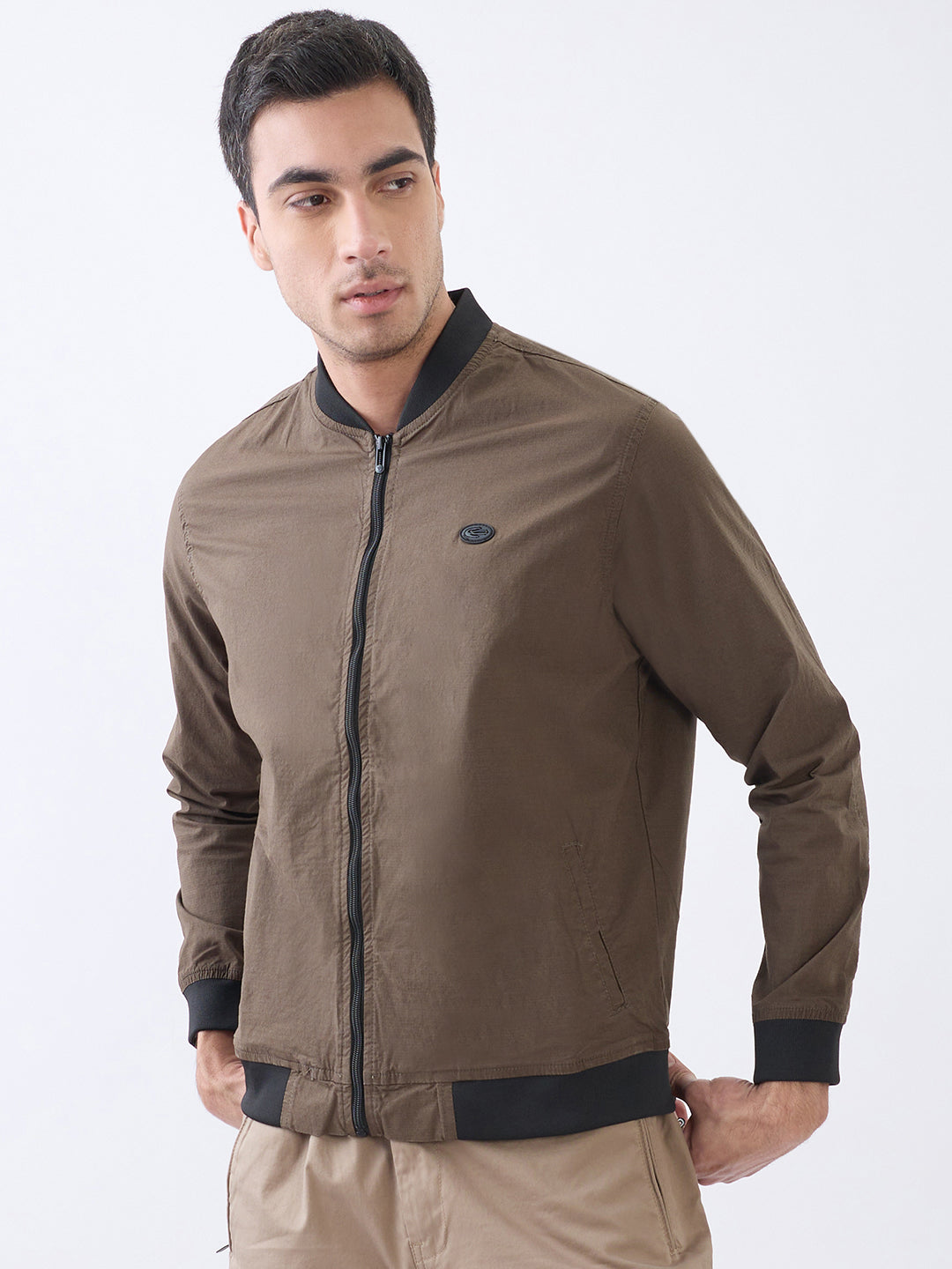 Worm Zipper Jacket: D.Olive