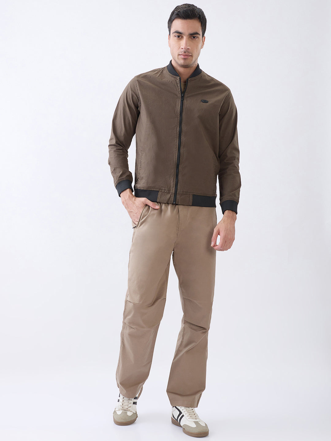 Worm Zipper Jacket: D.Olive