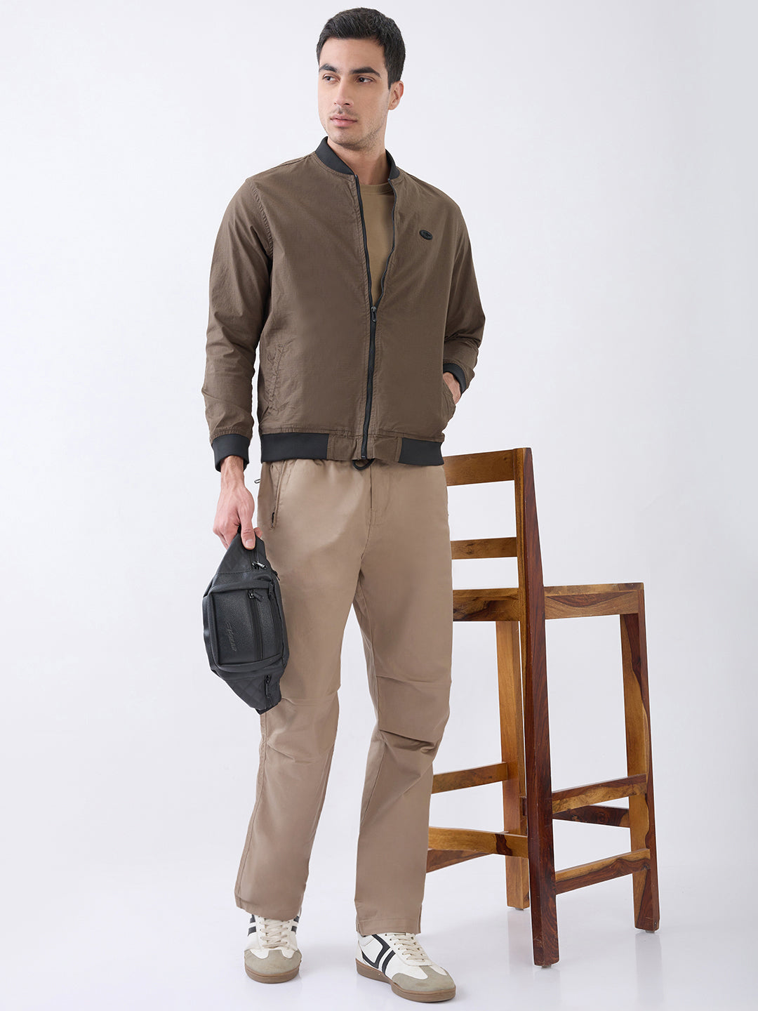 Worm Zipper Jacket: D.Olive