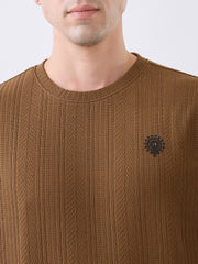 Logic Crew Neck Pullover: Brown