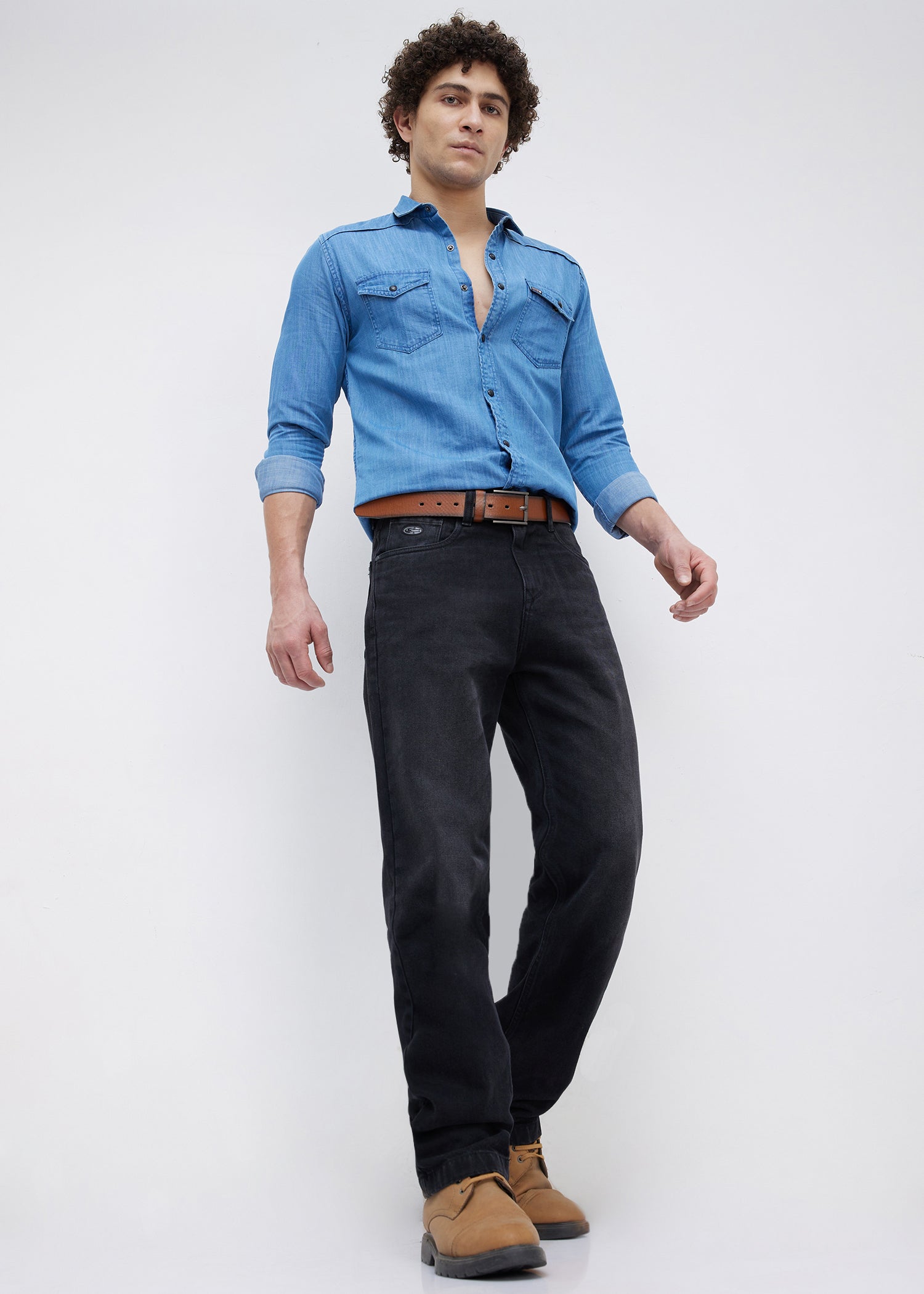 Tony E Cotton Baggy Denim Jeans