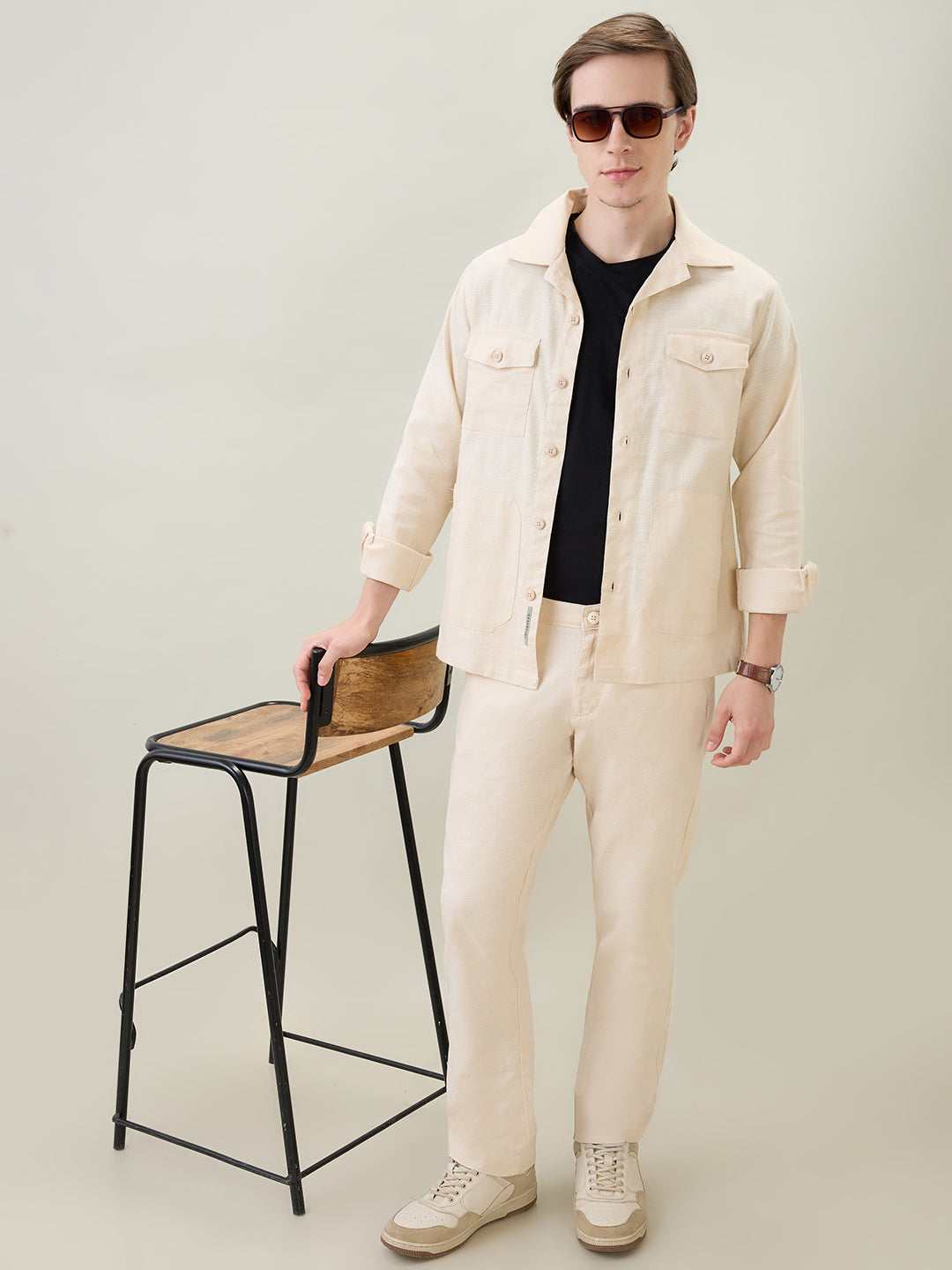 BRANT Men's Co-ord Set – 5 Color Options | Streetwear-Inspired Style by Nostrum