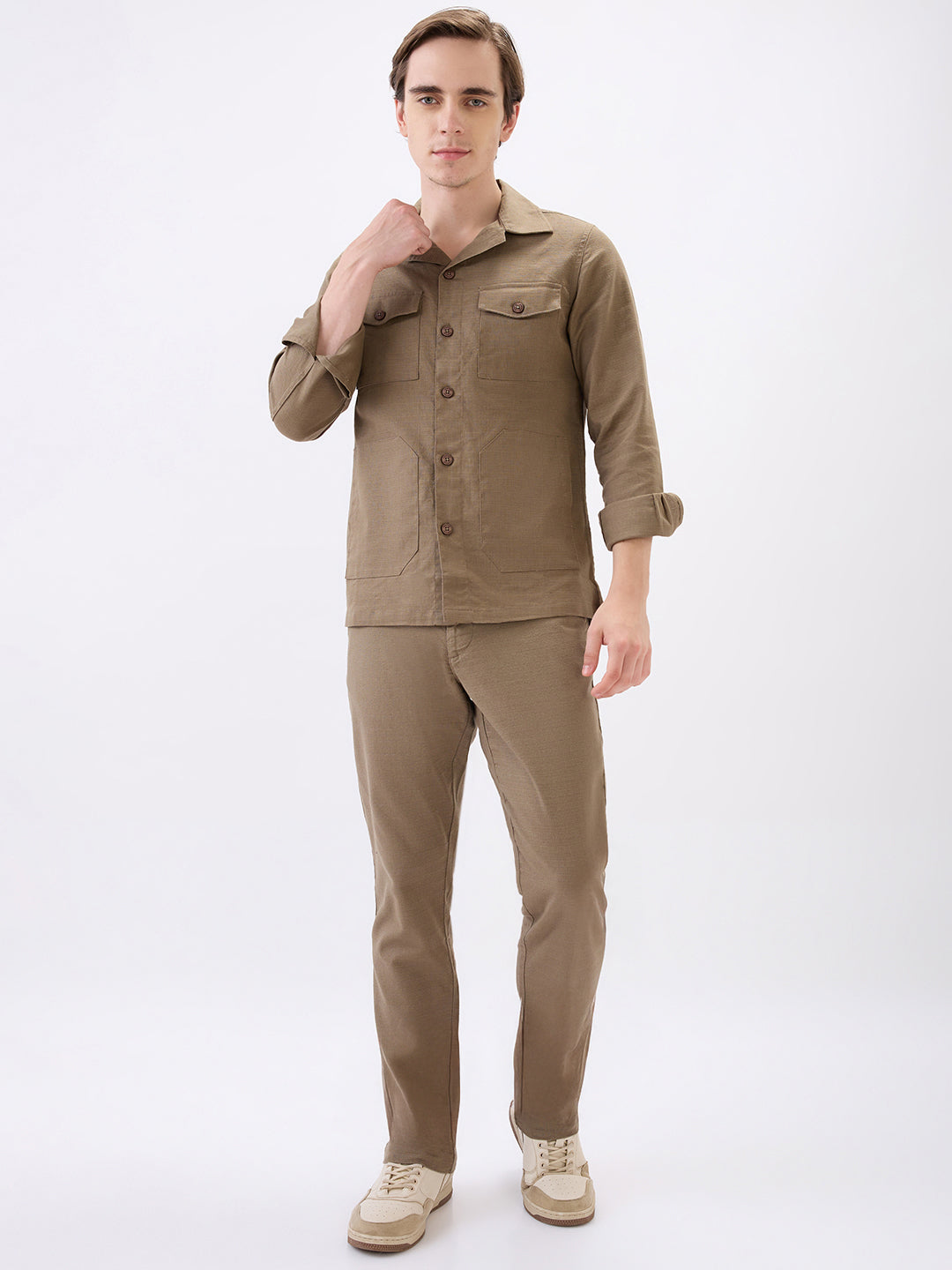 BRANT Men's Co-ord Set – 5 Color Options | Streetwear-Inspired Style by Nostrum