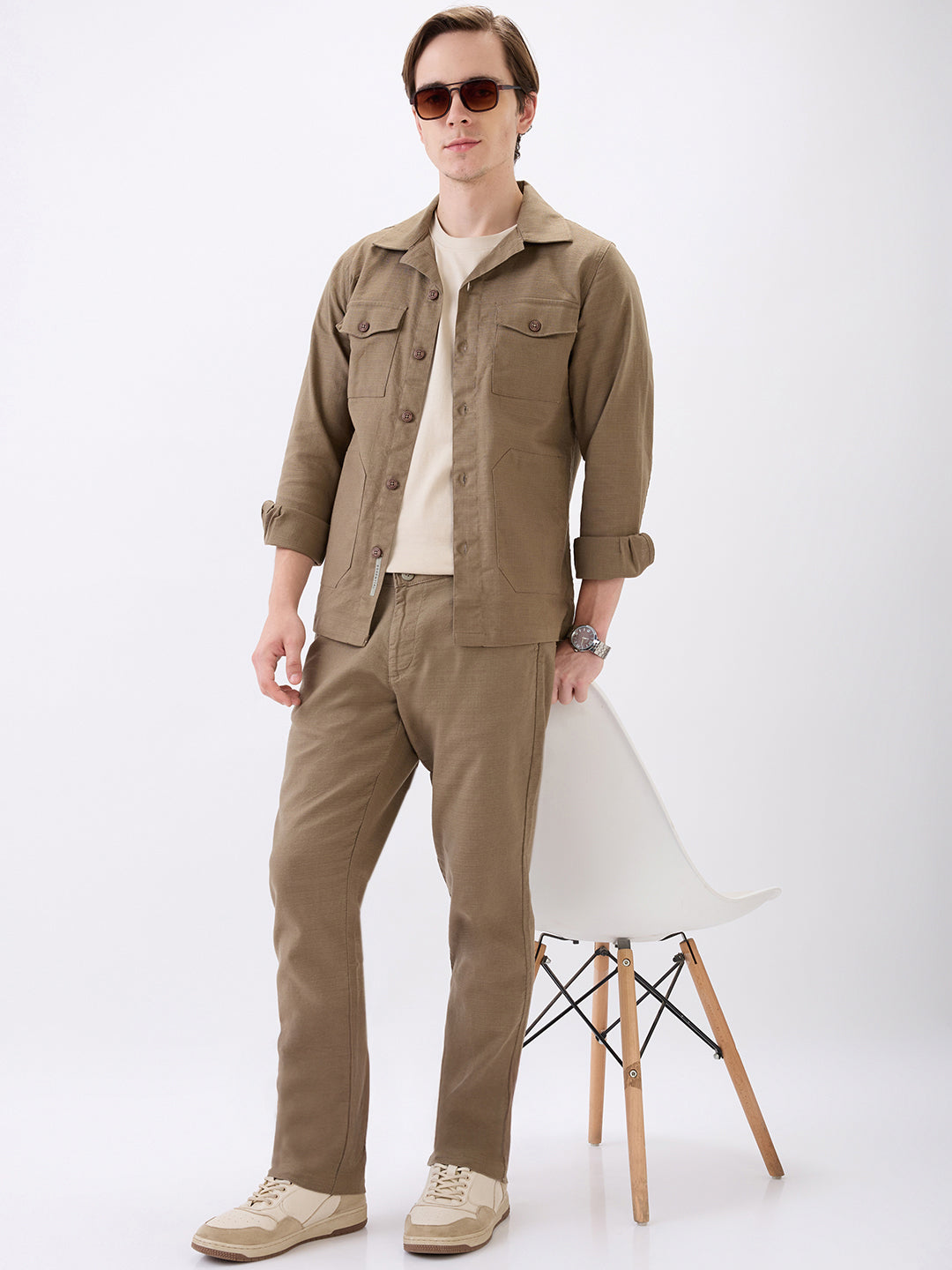 BRANT Men's Co-ord Set – 5 Color Options | Streetwear-Inspired Style by Nostrum