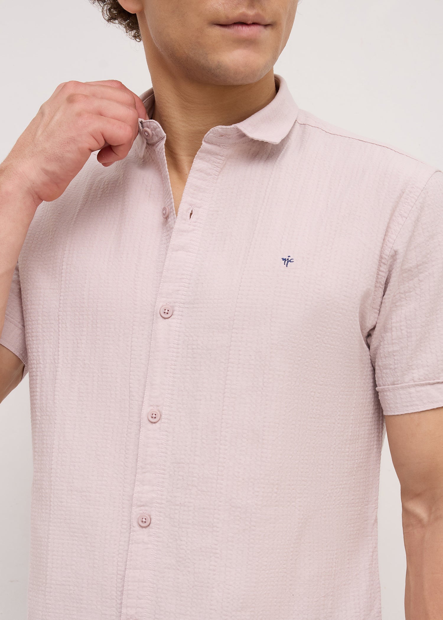Memory Half Sleeve Shirt: Peach