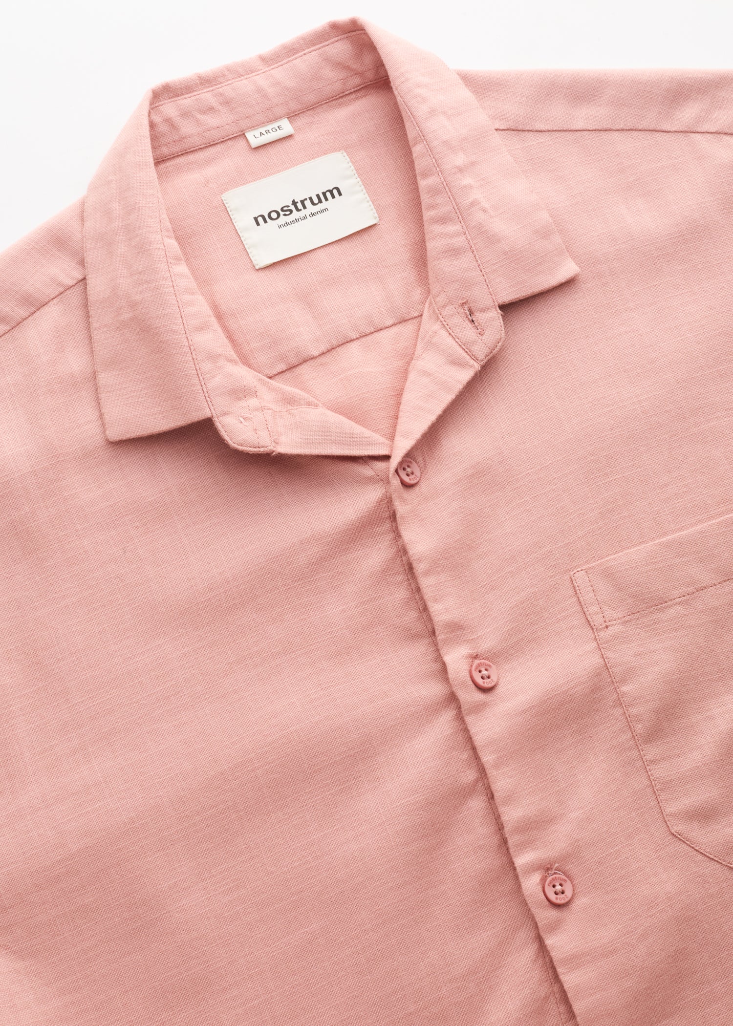 Keen Solid Full Sleeve Shirt: Peach