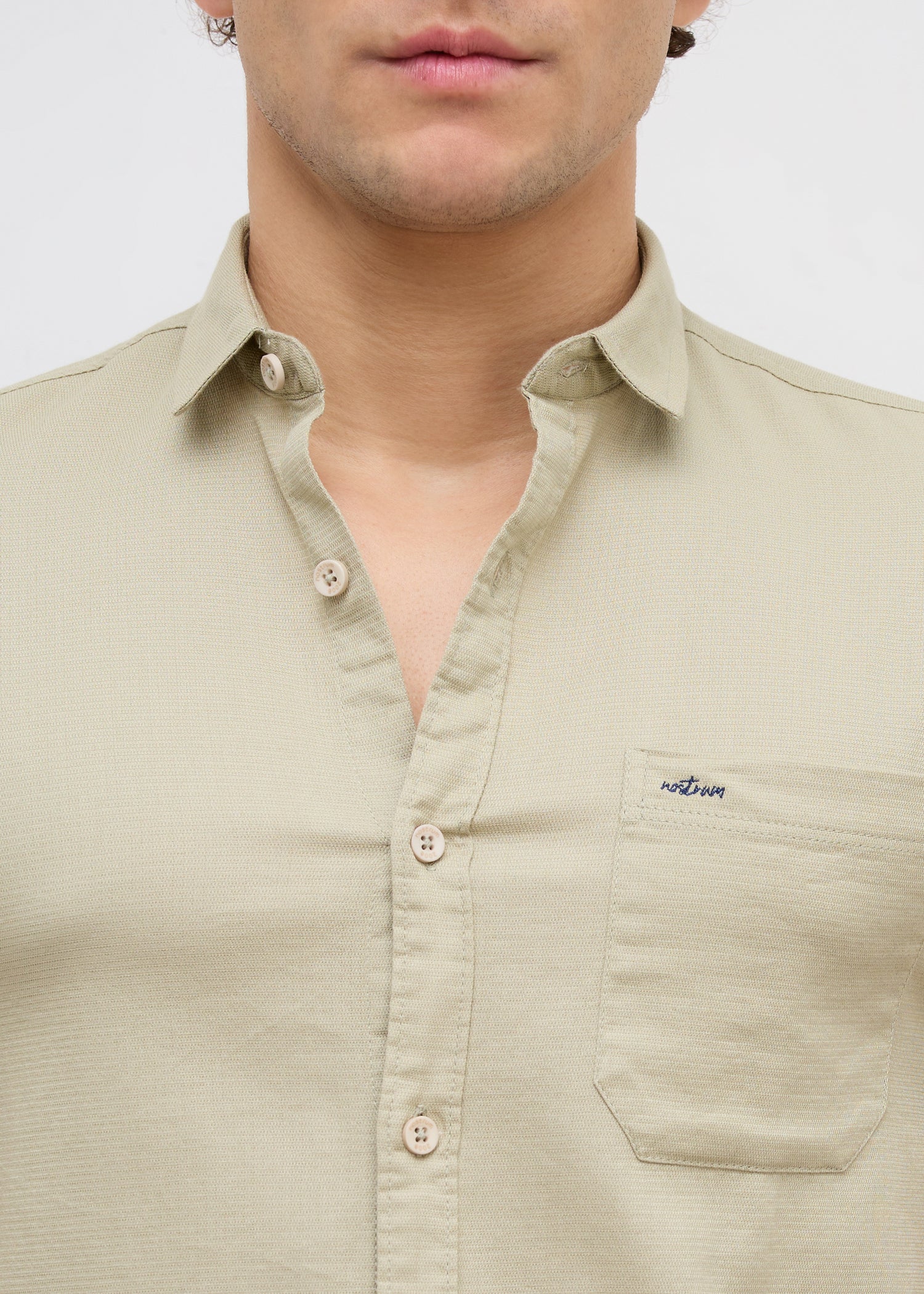Advota Half Sleeve Solid Shirt: Pista