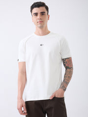 Clues Solid T-Shirt: White