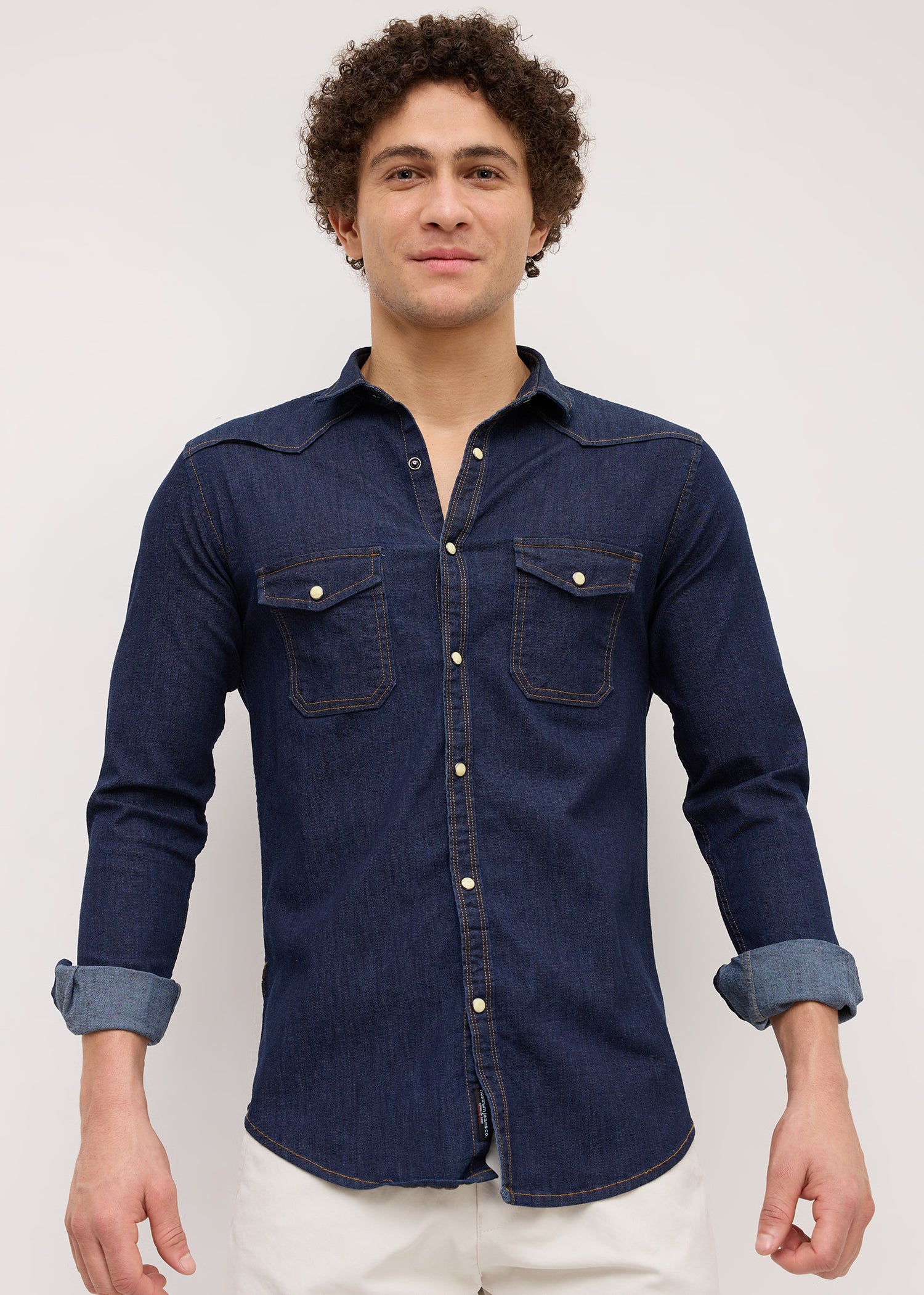 Bridle Full Sleeve Denim Shirt