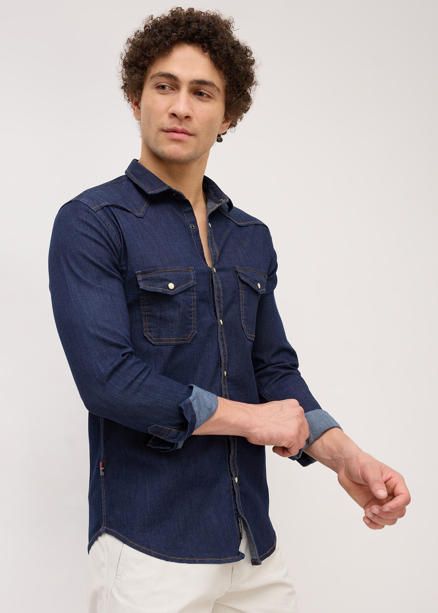 Bridle Full Sleeve Denim Shirt
