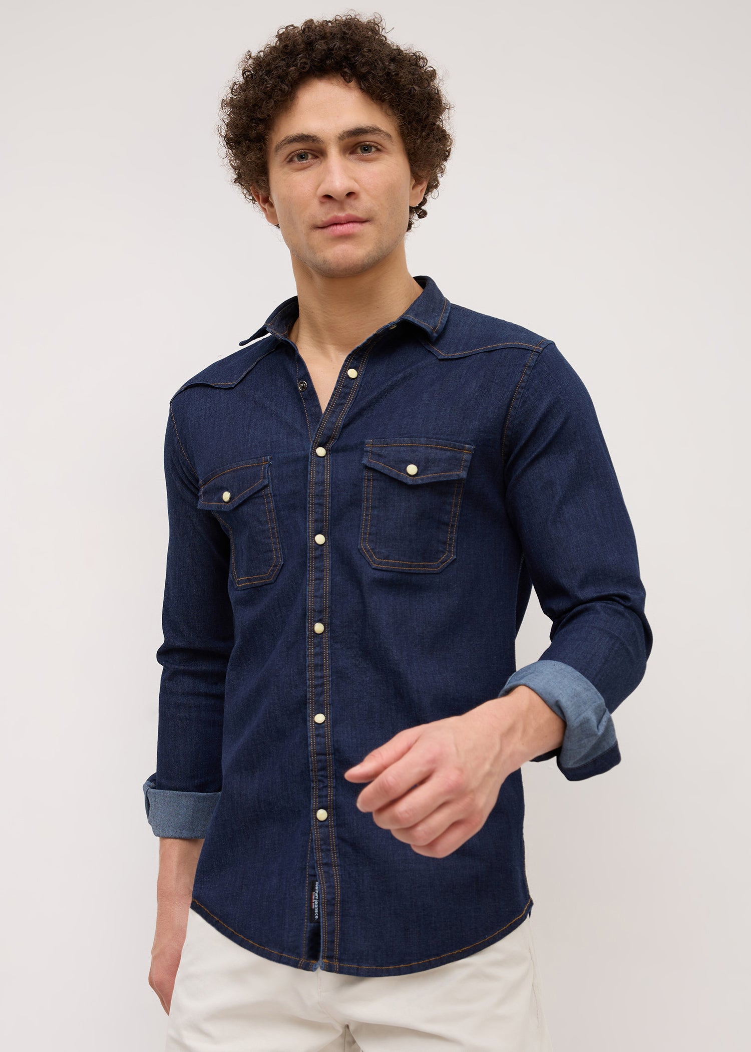 Bridle Full Sleeve Denim Shirt