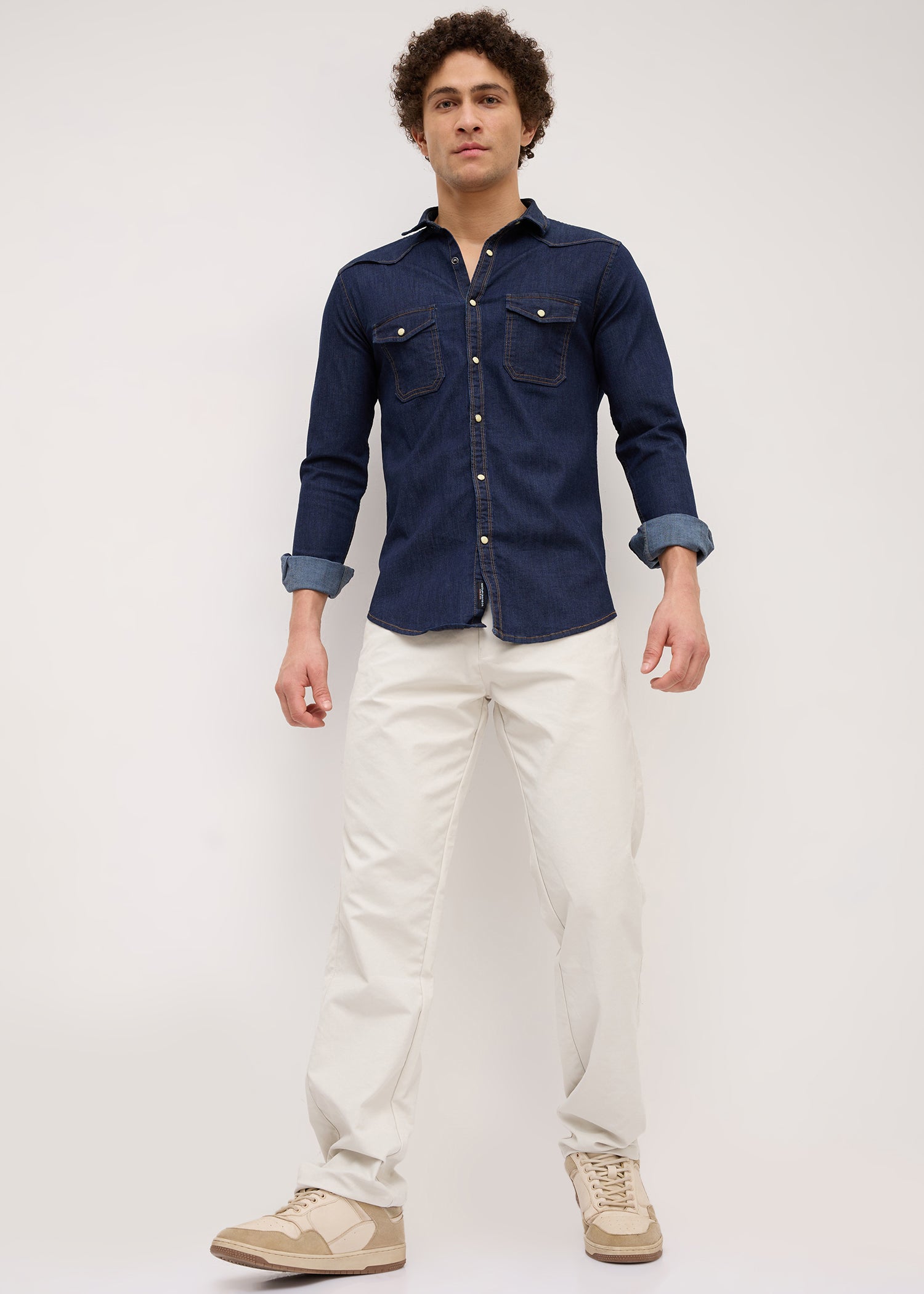Bridle Full Sleeve Denim Shirt