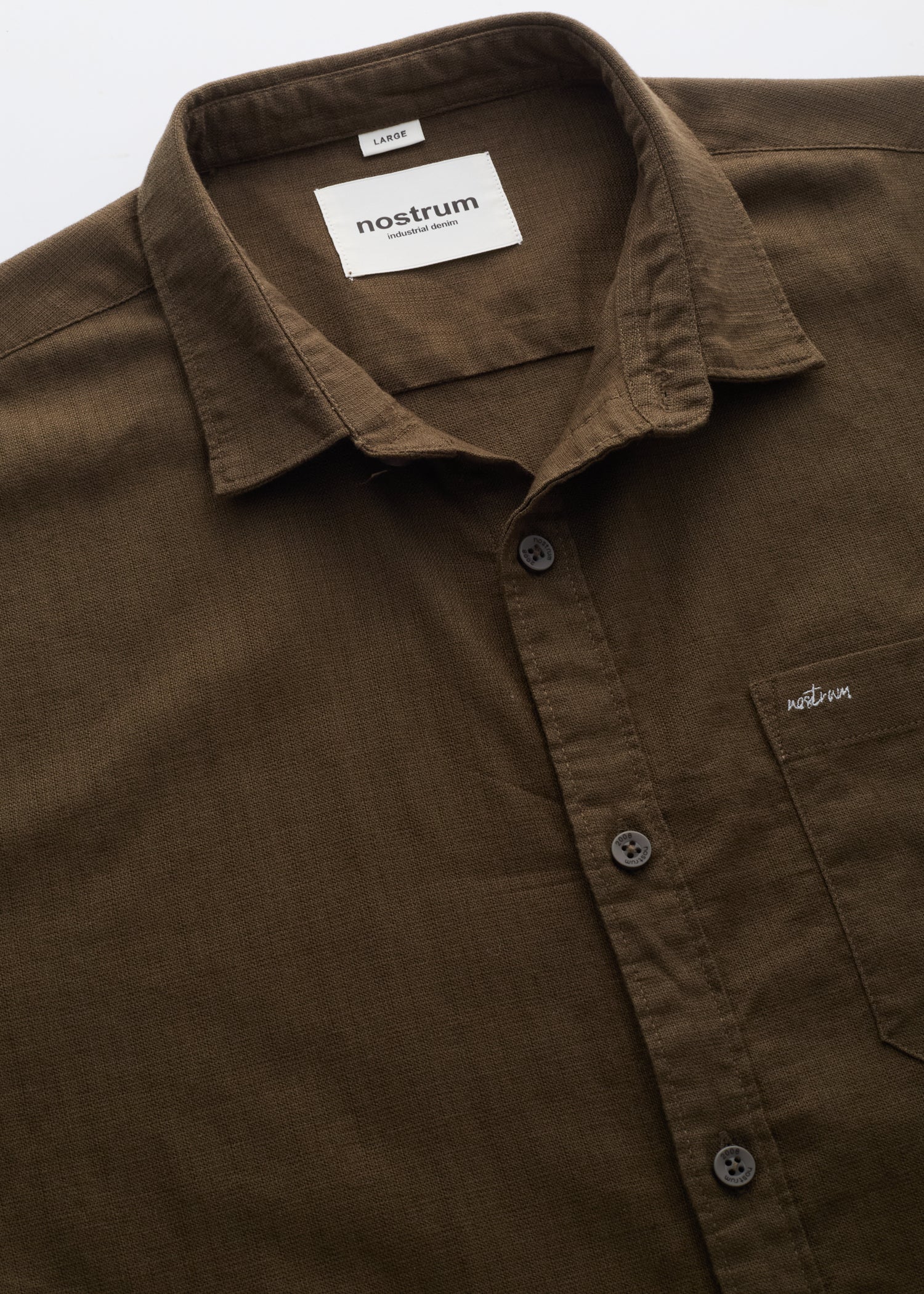 Contain Solid Full Sleeve Shirt