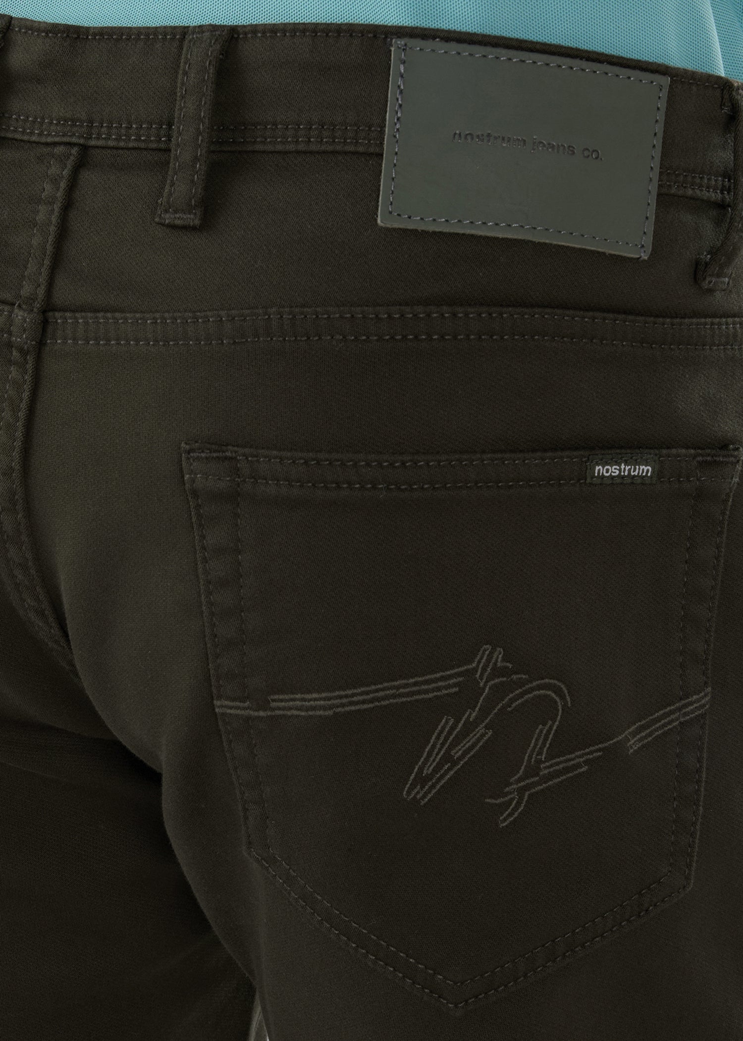 Icon Ankle Fit Trouser: Olive