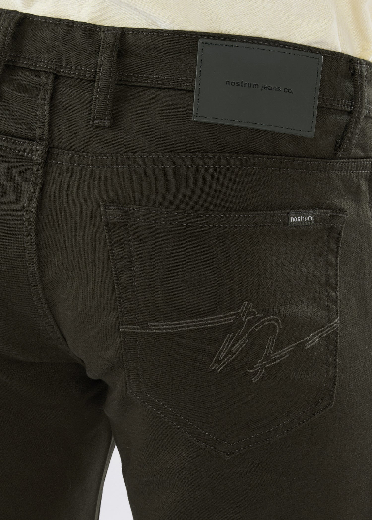 Icon Regular Fit Trouser: Olive