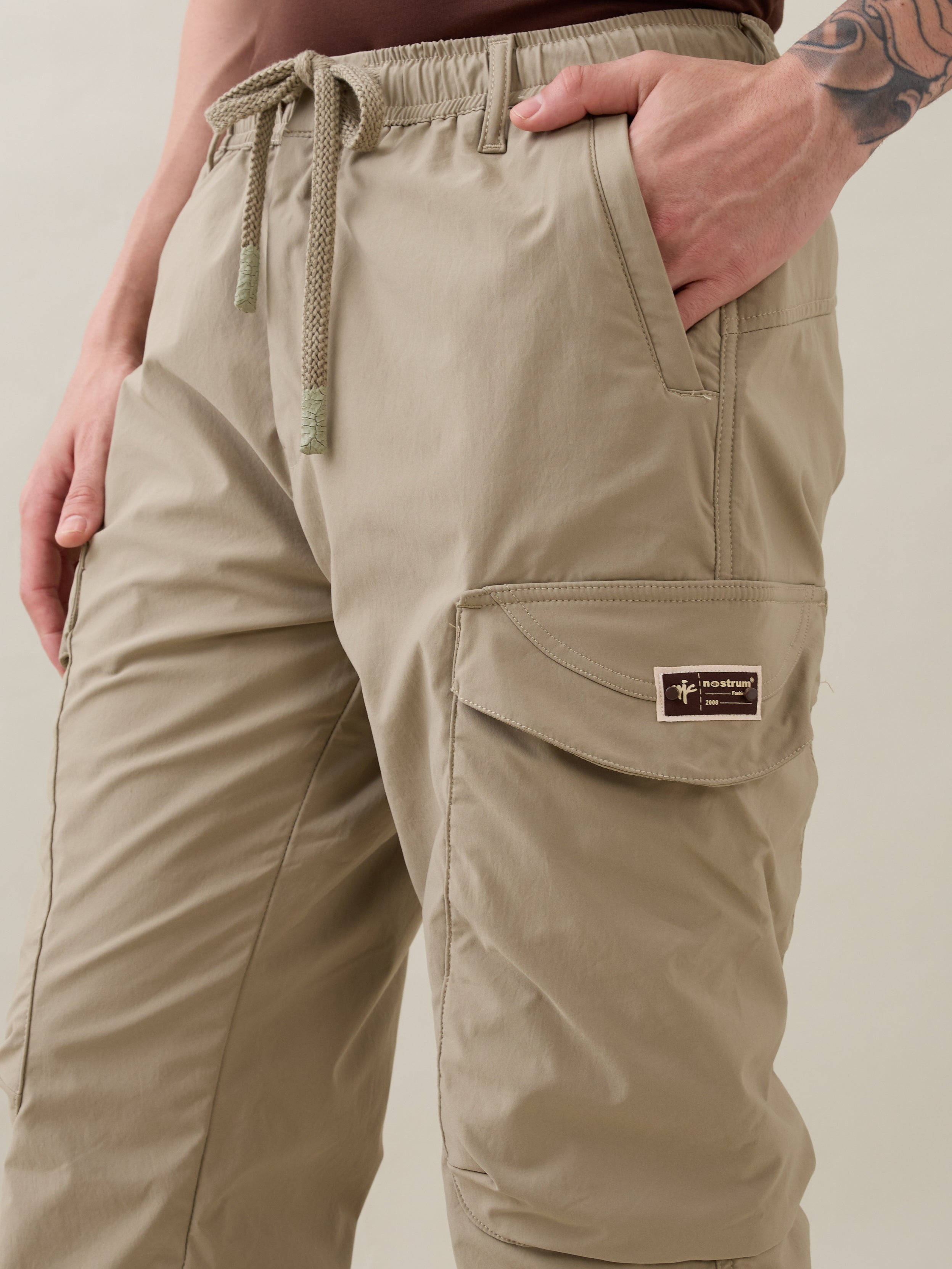 Nostrum Deswark Polycotton Drawstring Cargo