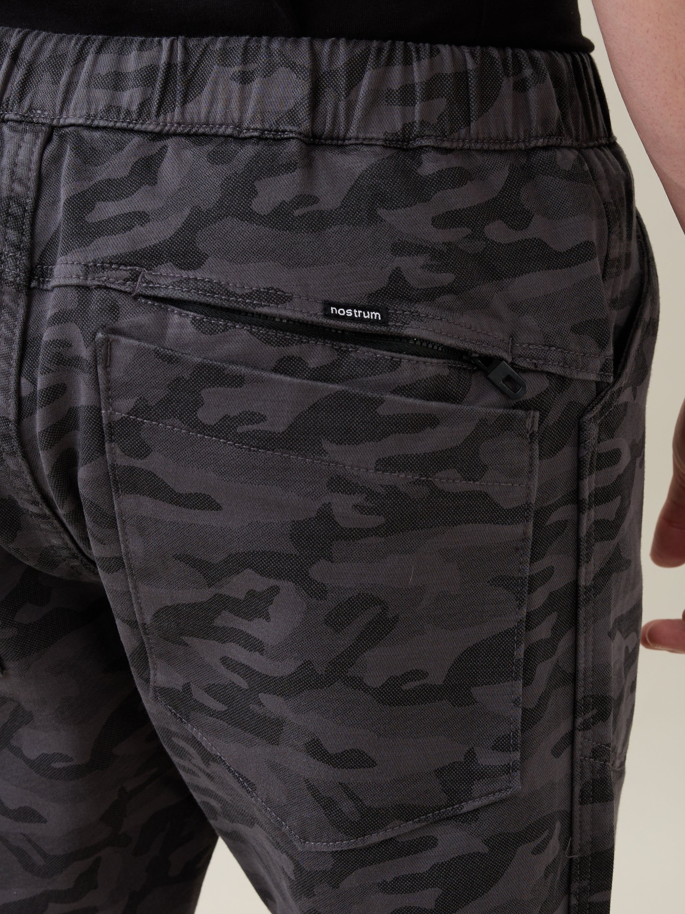 Nostrum Crimson Cotton Camouflage Cargo