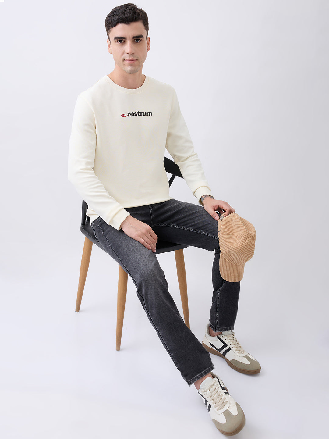 Panay Full Sleeve T-Shirt: White