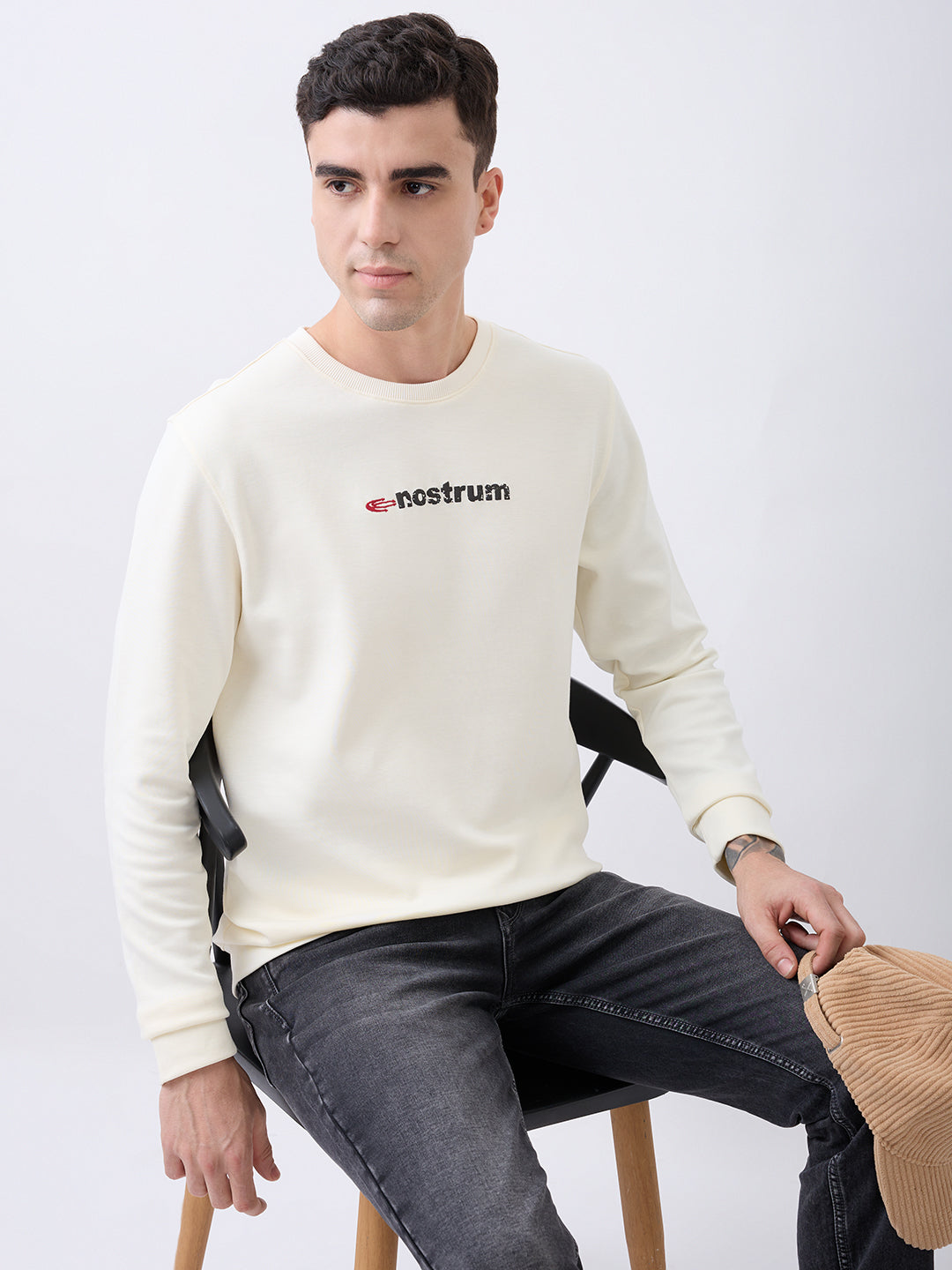 Panay Full Sleeve T-Shirt: White