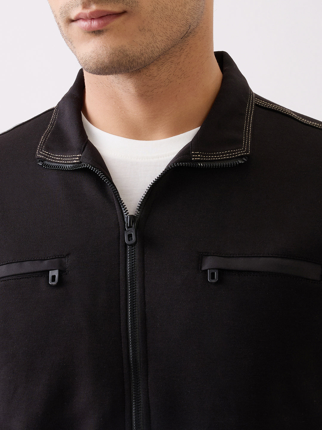 Telfer Zip-Front Full Sleeve Jacket