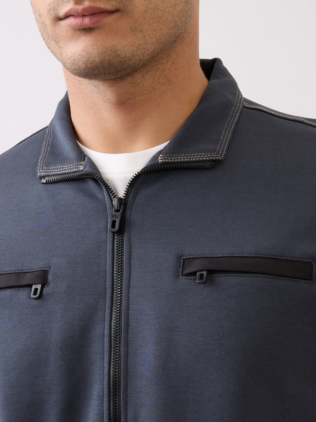 Telfer Zip-Front Full Sleeve Jacket