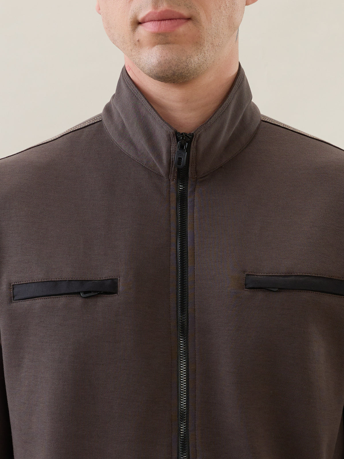Telfer Zip-Front Full Sleeve Jacket