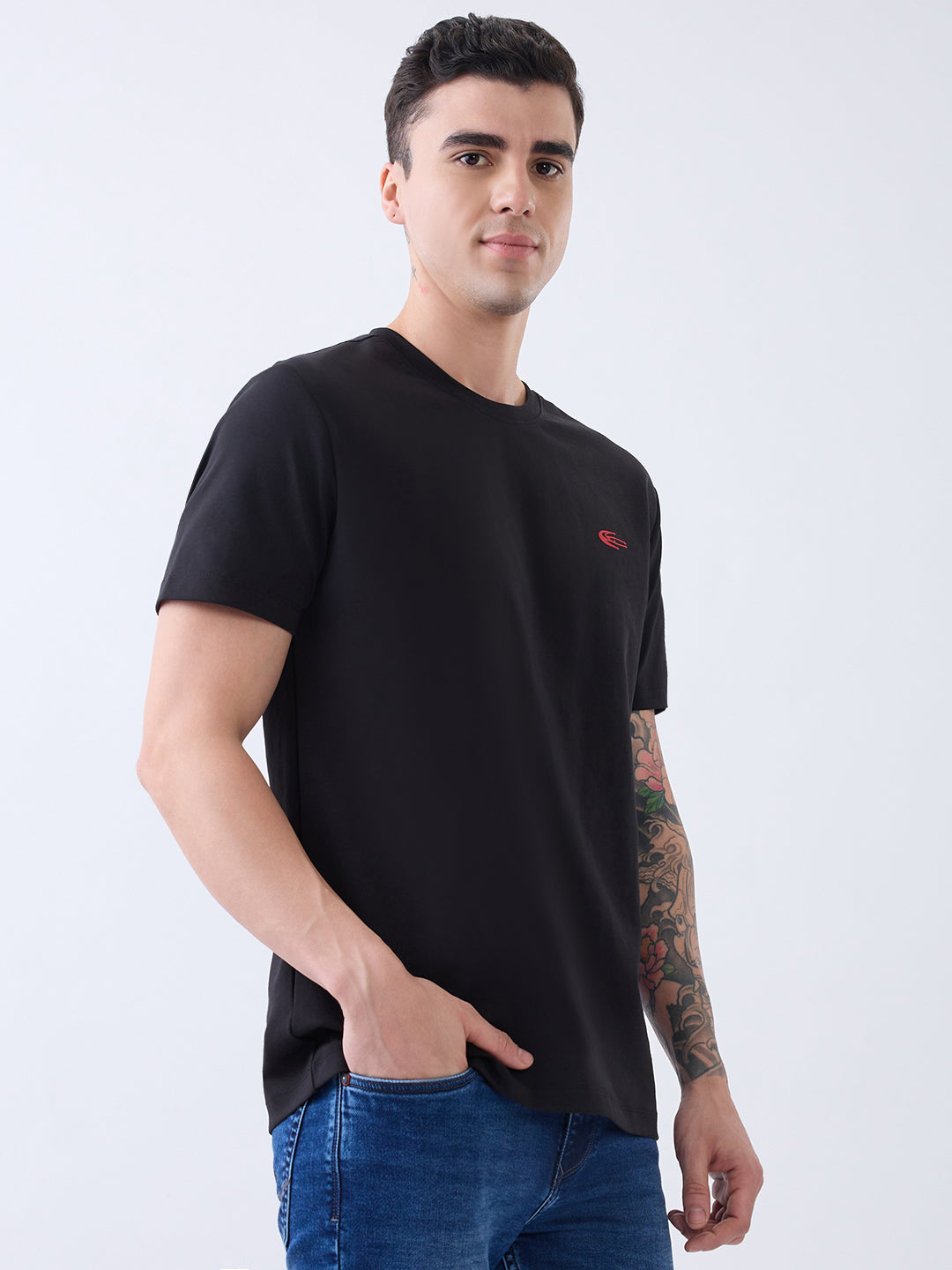 Branch Half Sleeve Printed T-Shirt