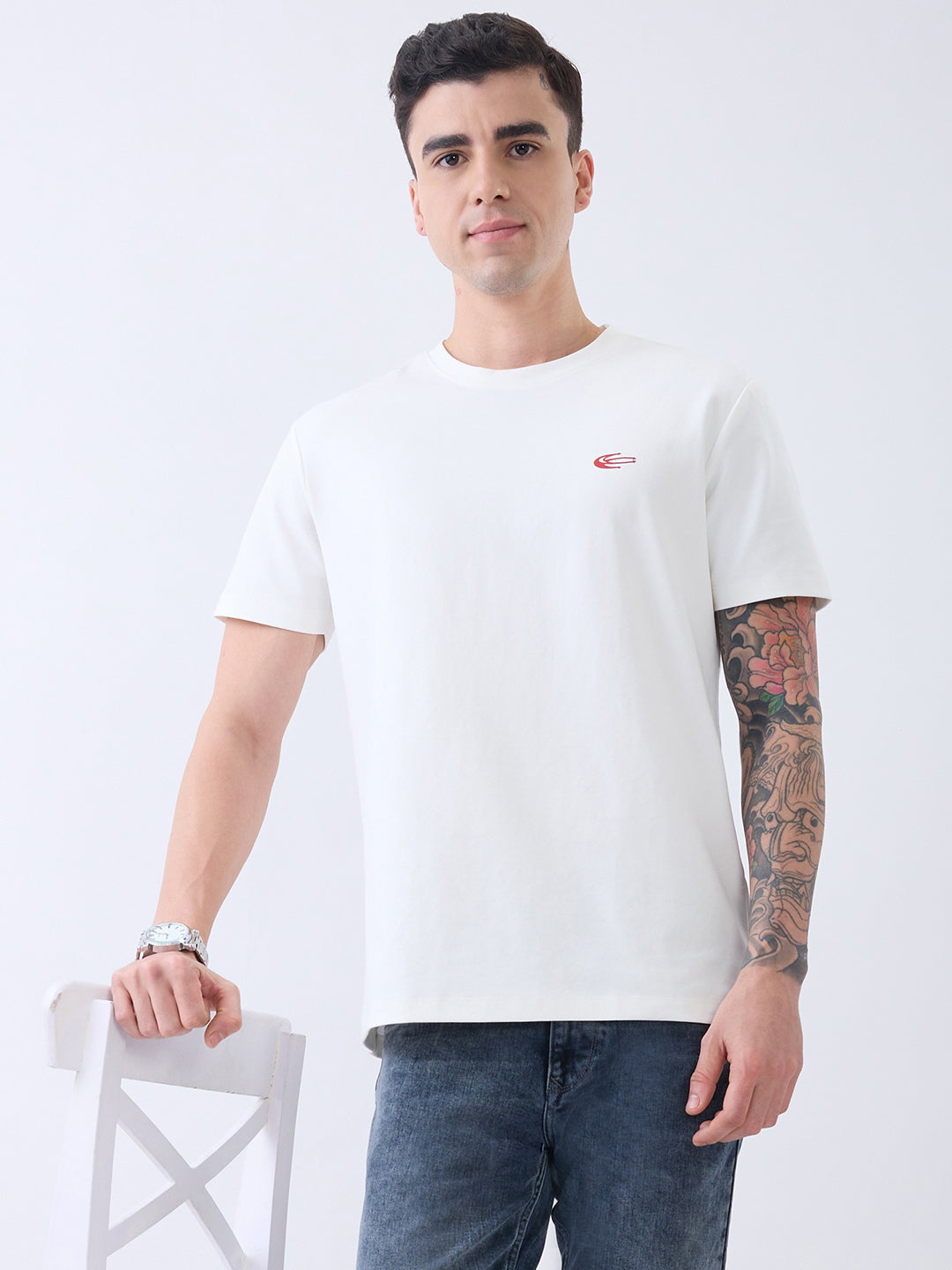 Branch Half Sleeve Printed T-Shirt