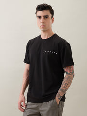 Varicase Oversized Graphic T-shirt: Black