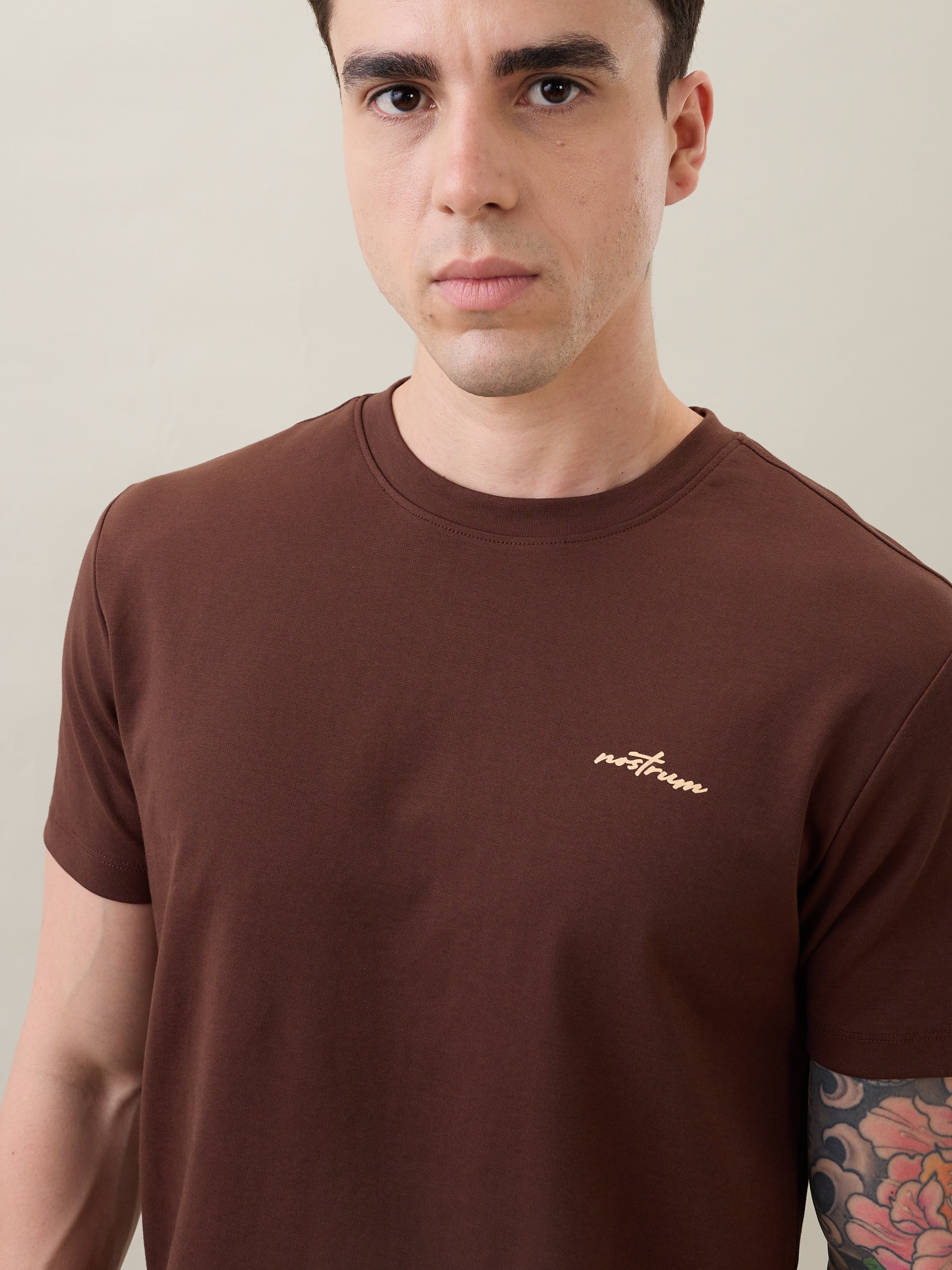 Fateful Oversized T-shirt: Brown