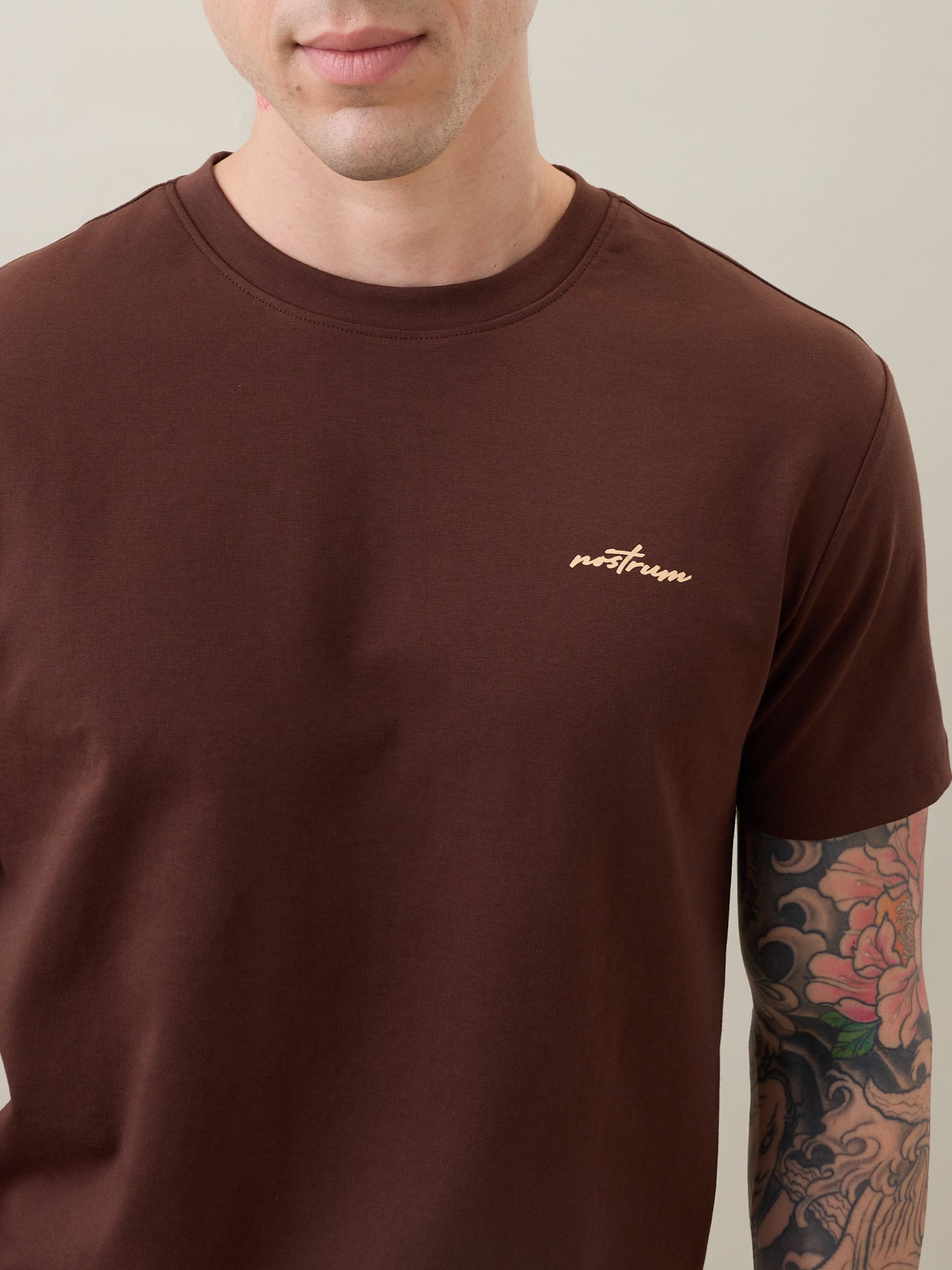 Fateful Oversized T-shirt: Brown