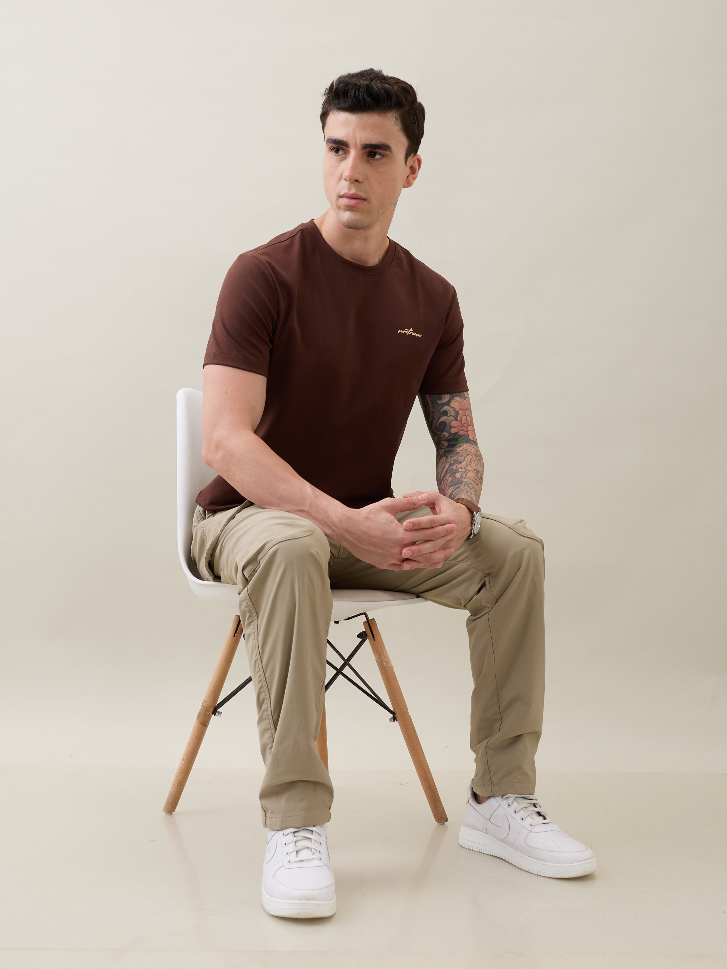 Fateful Oversized T-shirt: Brown