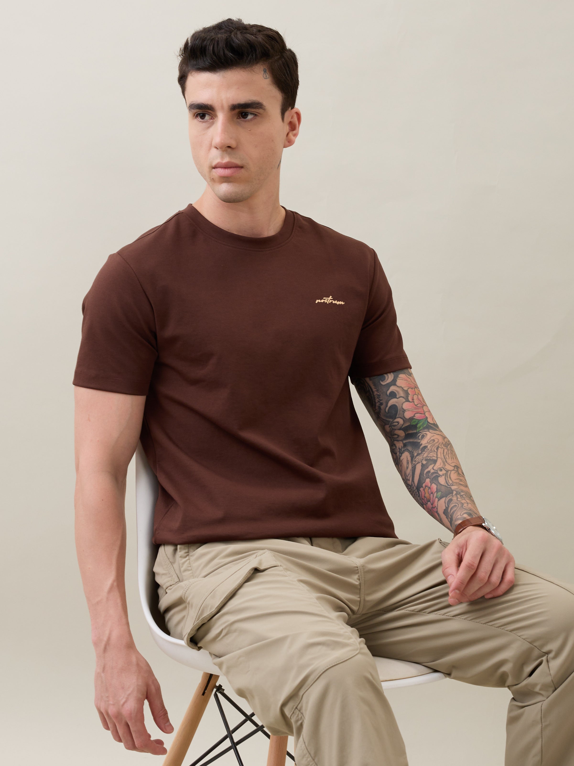 Fateful Oversized T-shirt: Brown