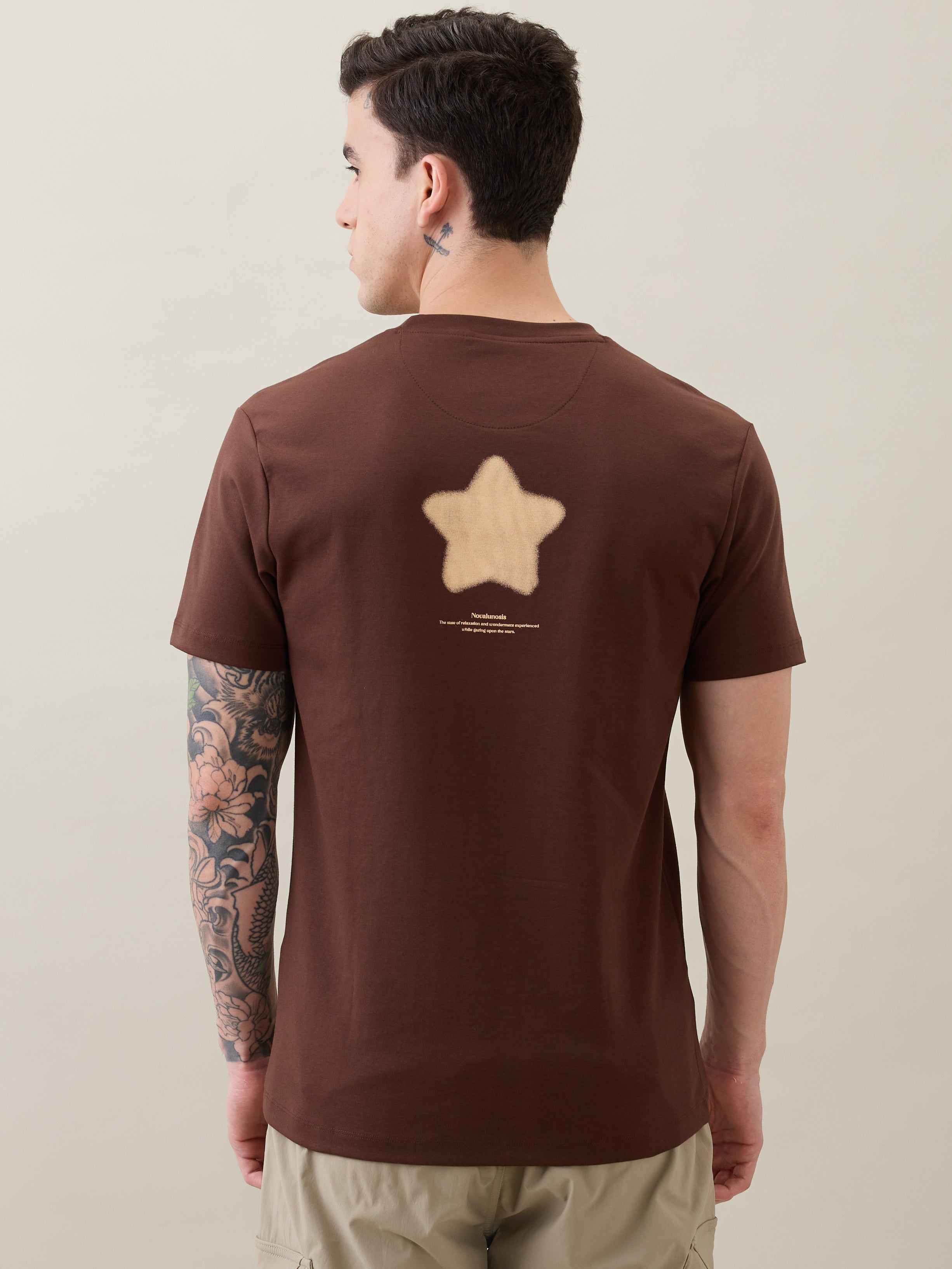 Fateful Oversized T-shirt: Brown