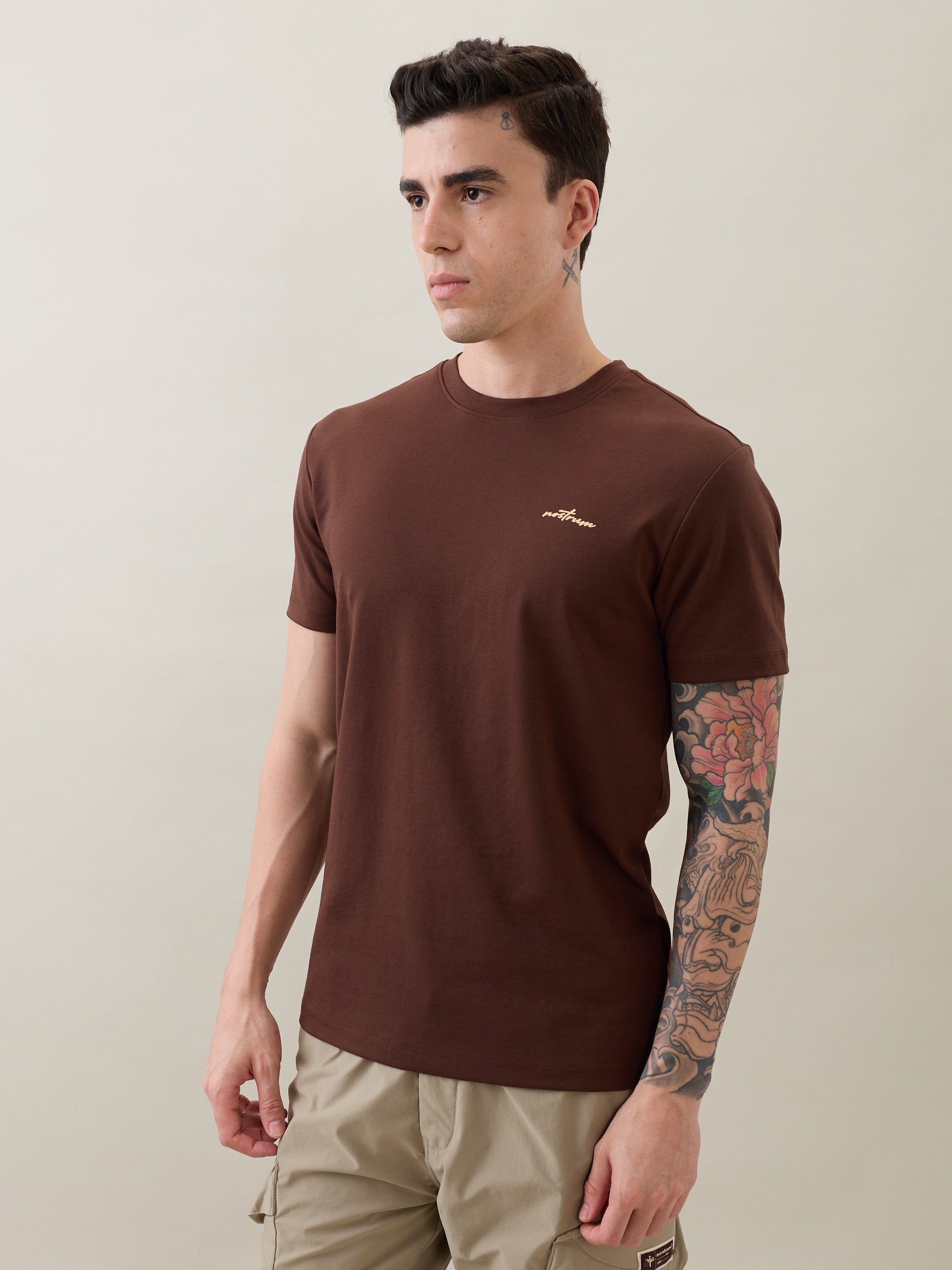 Fateful Oversized T-shirt: Brown