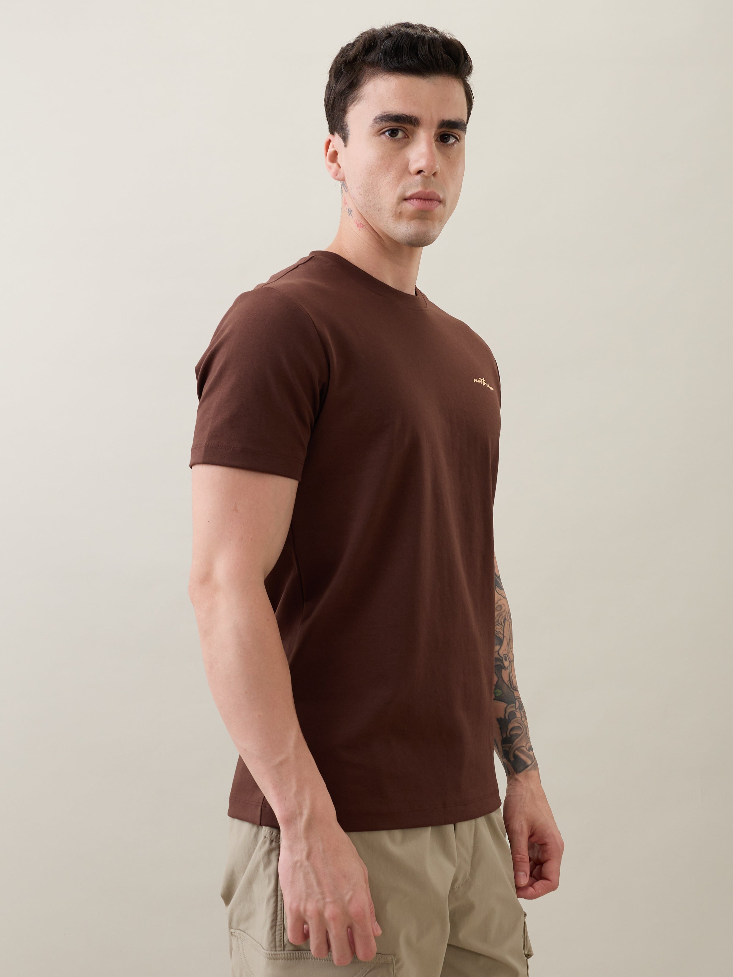Fateful Oversized T-shirt: Brown