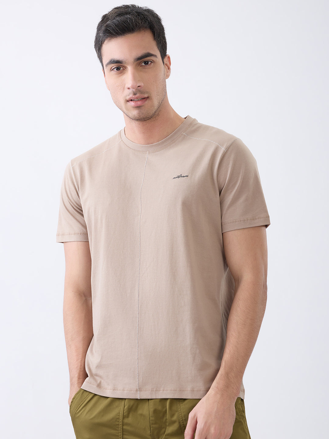 Galactic Solid Crew Neck T-Shirt