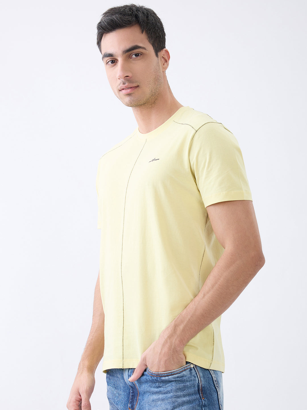 Galactic Solid Crew Neck T-Shirt