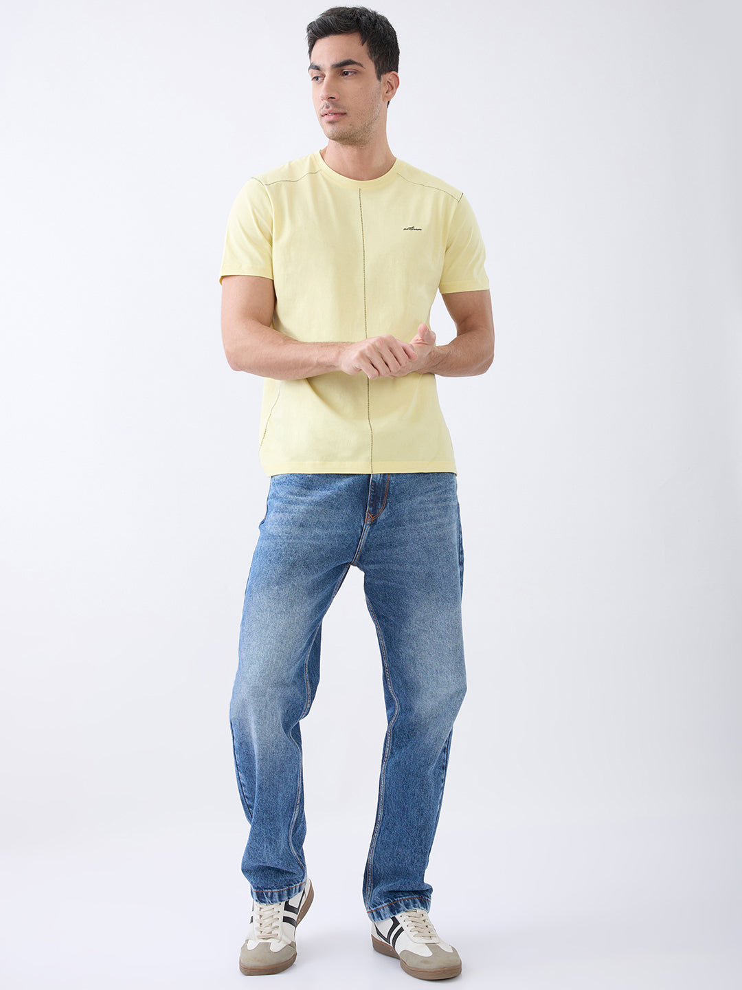 Galactic Solid Crew Neck T-Shirt