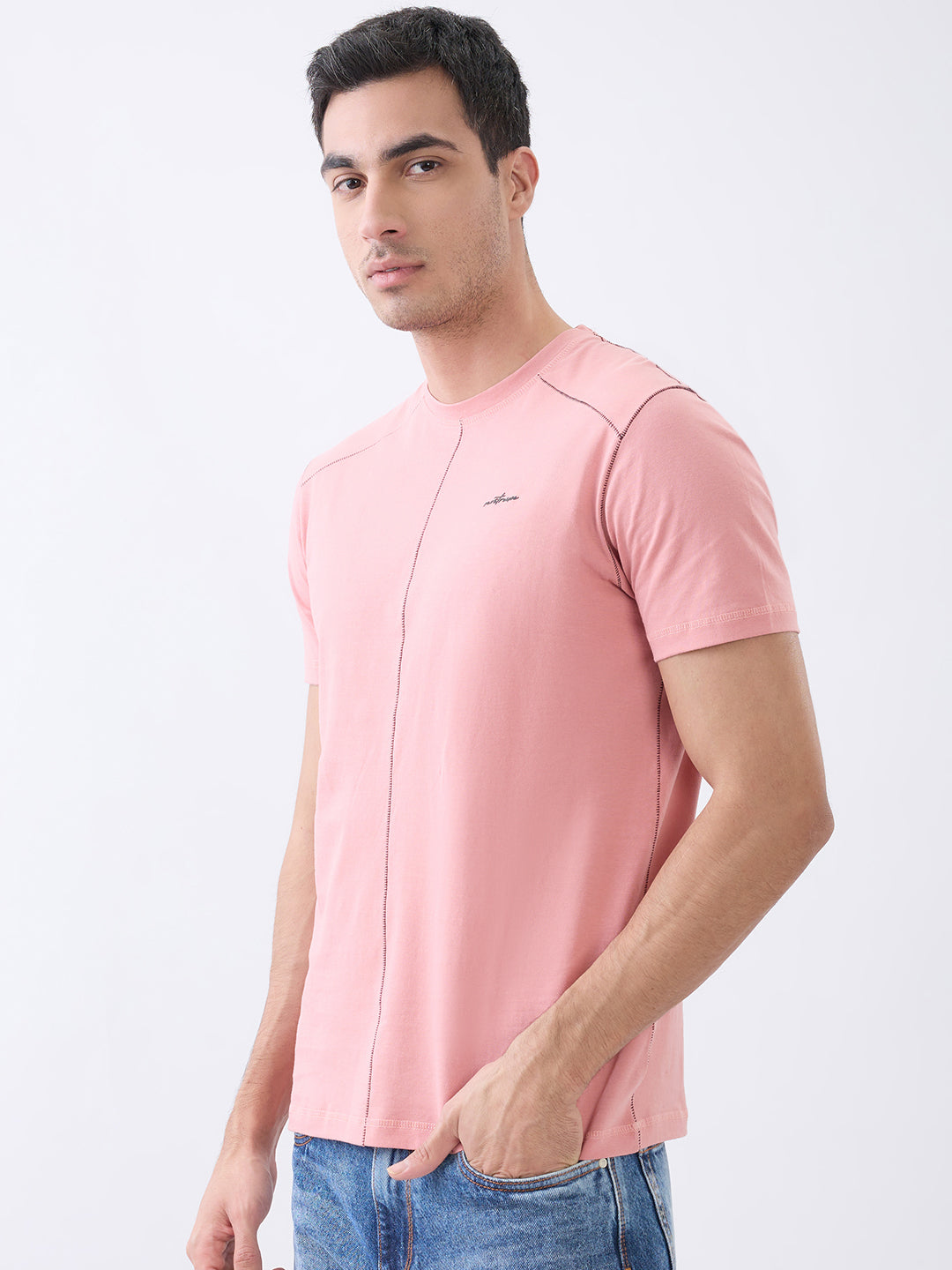 Galactic Solid Crew Neck T-Shirt