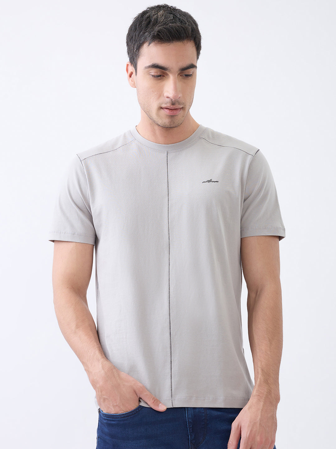 Galactic Solid Crew Neck T-Shirt