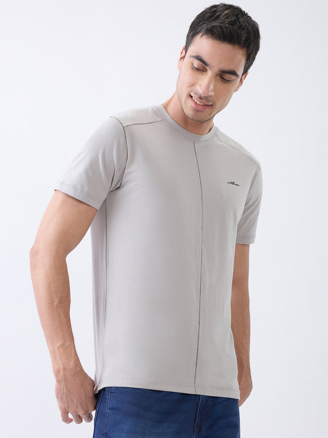 Galactic Solid Crew Neck T-Shirt