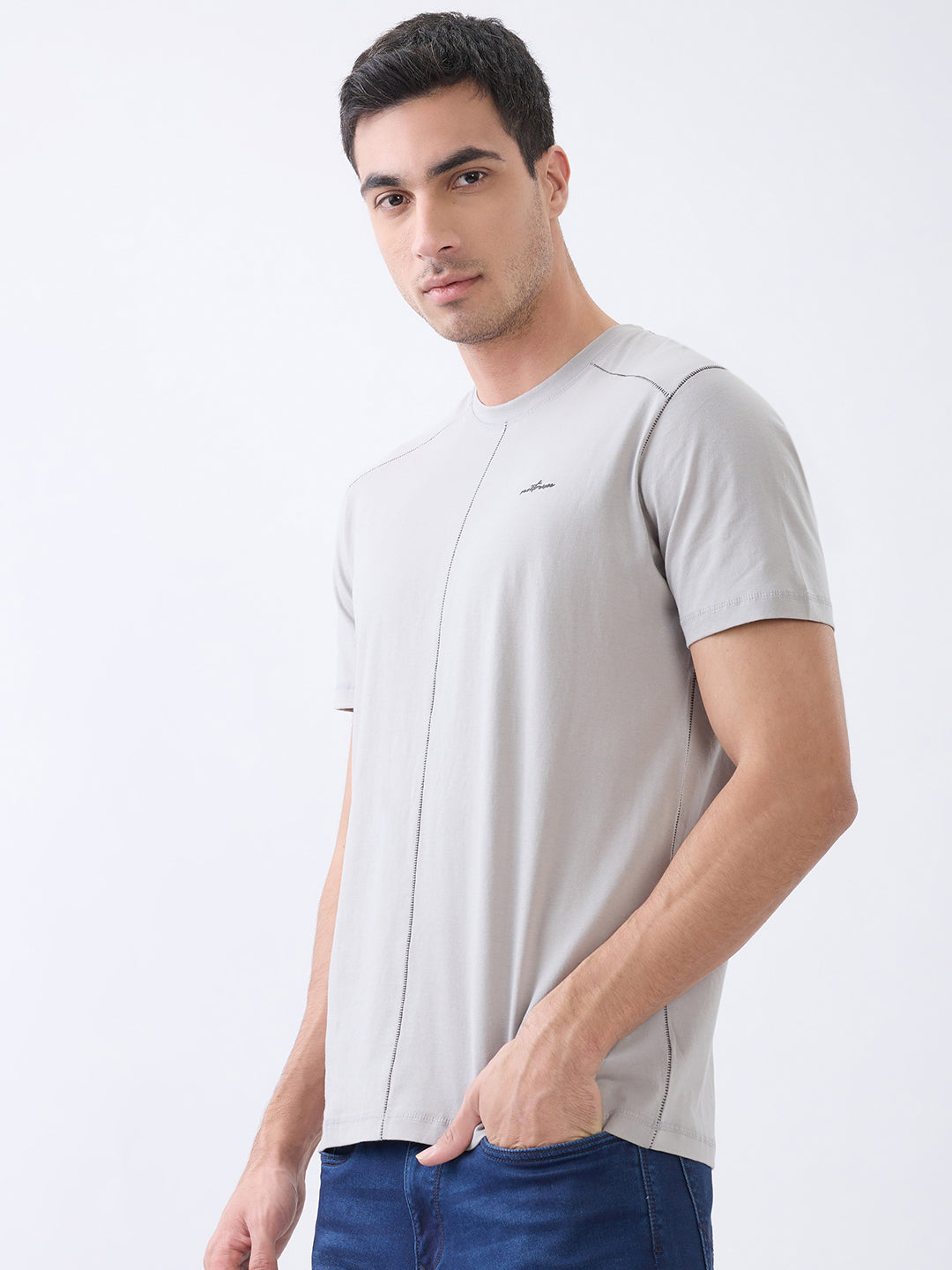 Galactic Solid Crew Neck T-Shirt