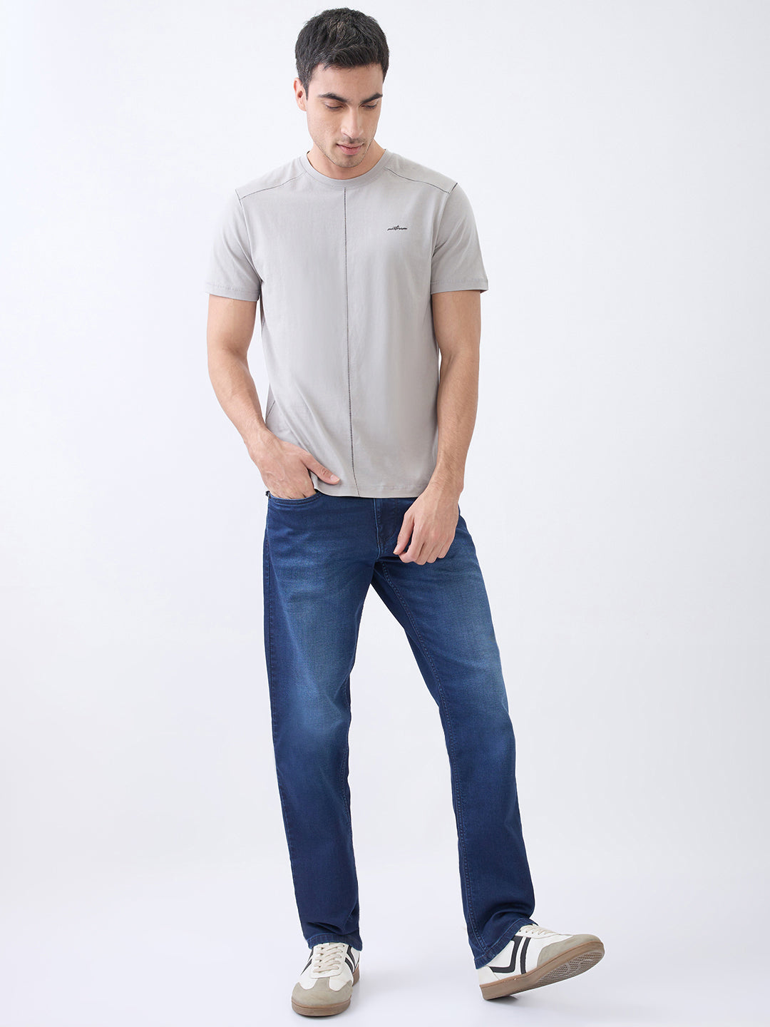 Galactic Solid Crew Neck T-Shirt