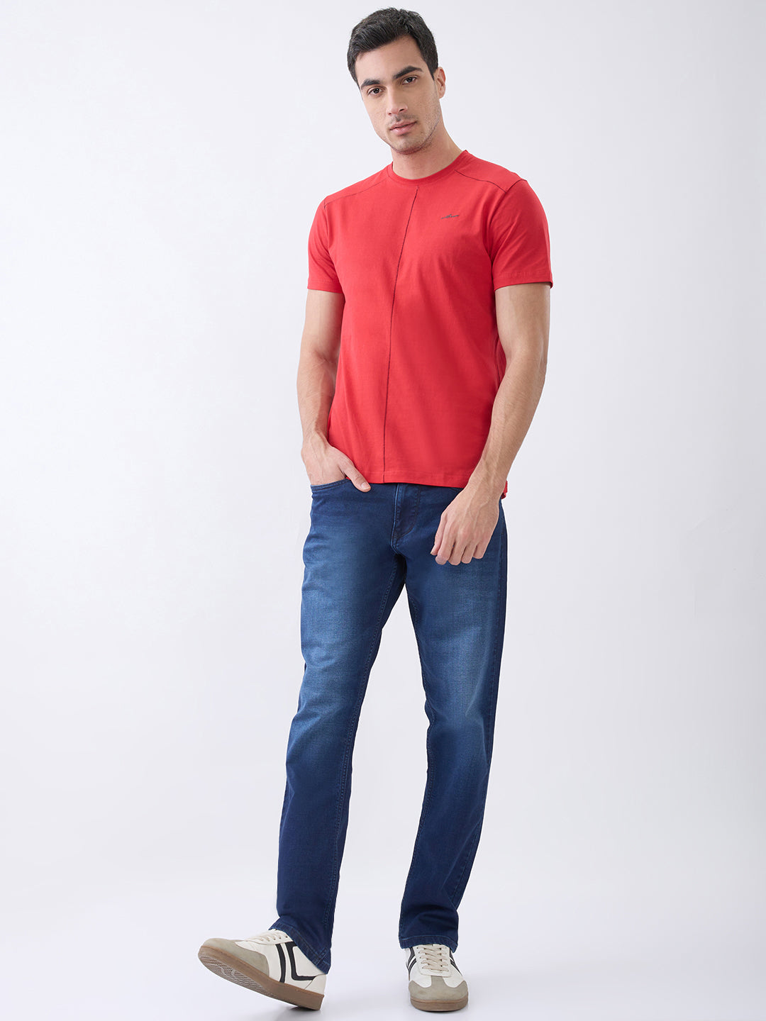 Galactic Solid Crew Neck T-Shirt